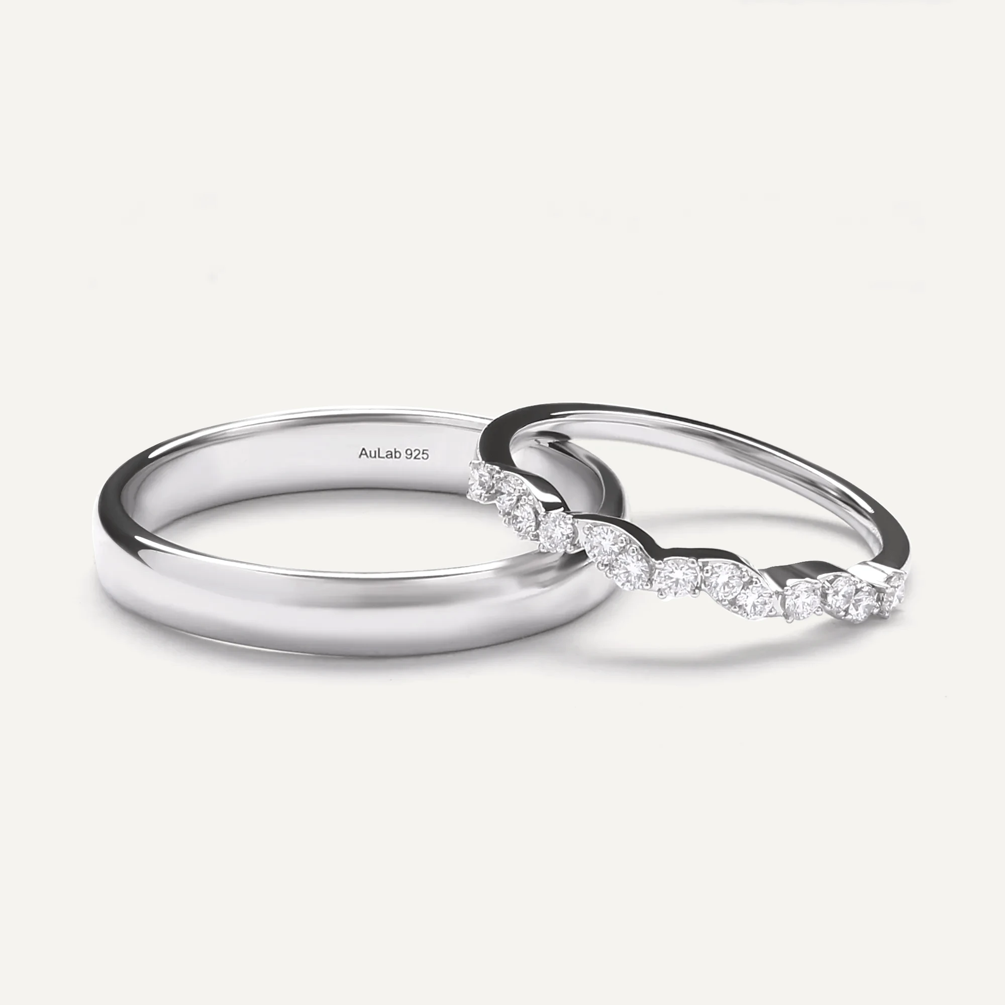 Laurent Wedding Ring - Male - 2
