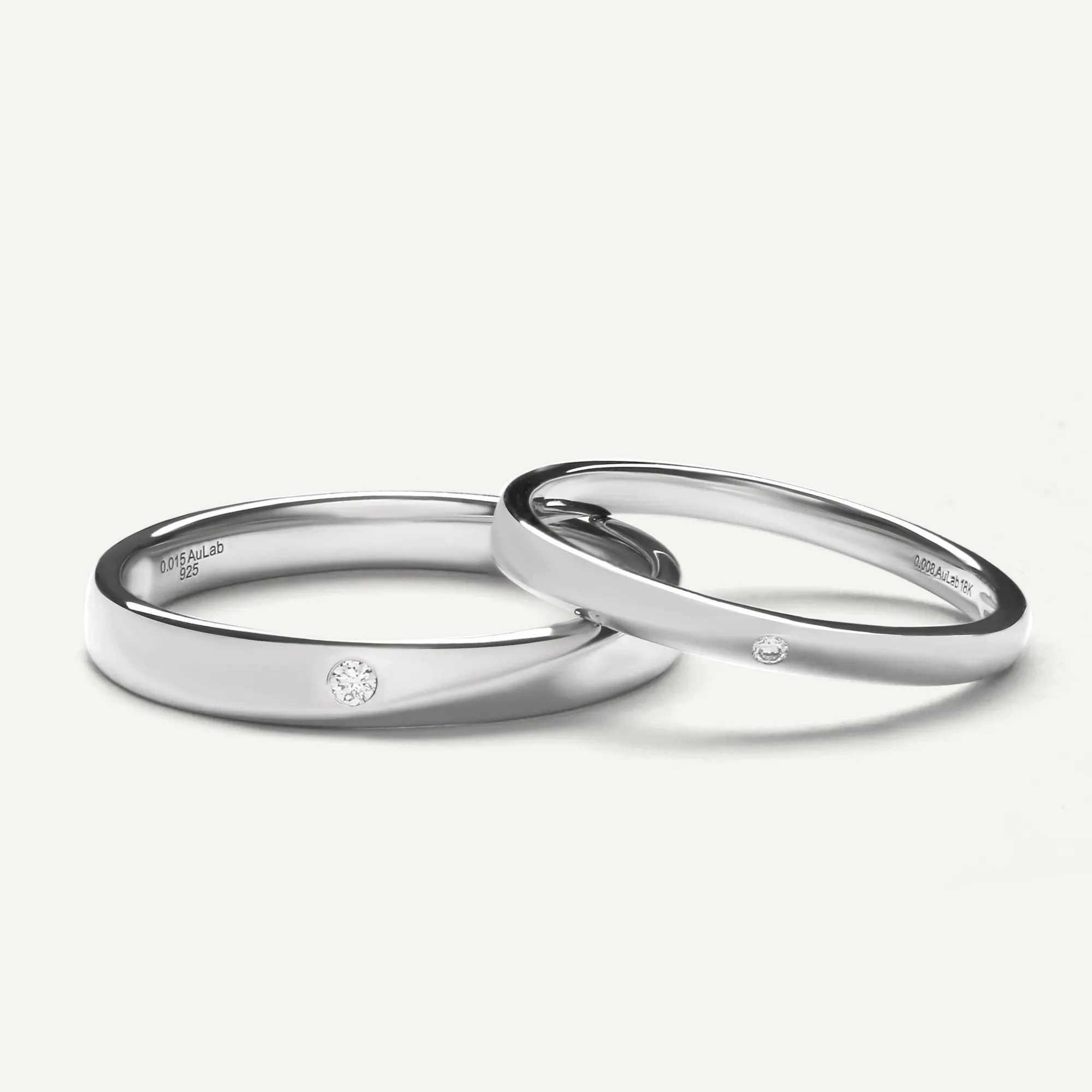 Winston Wedding Diamond Ring - Male - 2