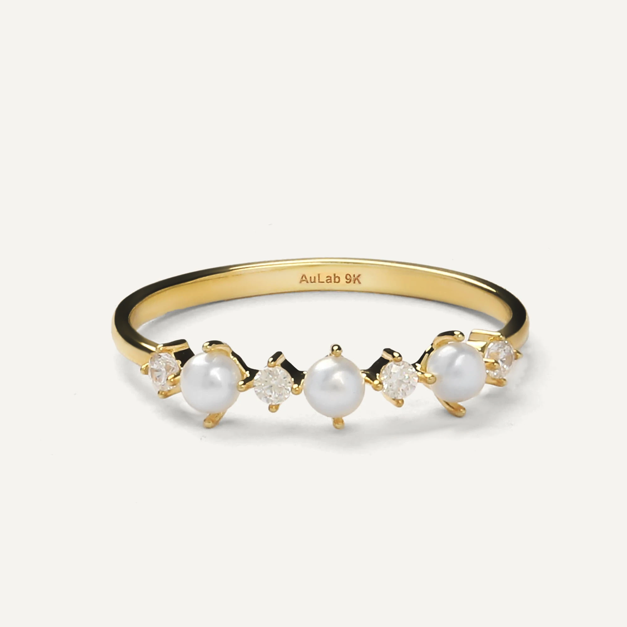 Margaret Pearl Gold Ring - 1