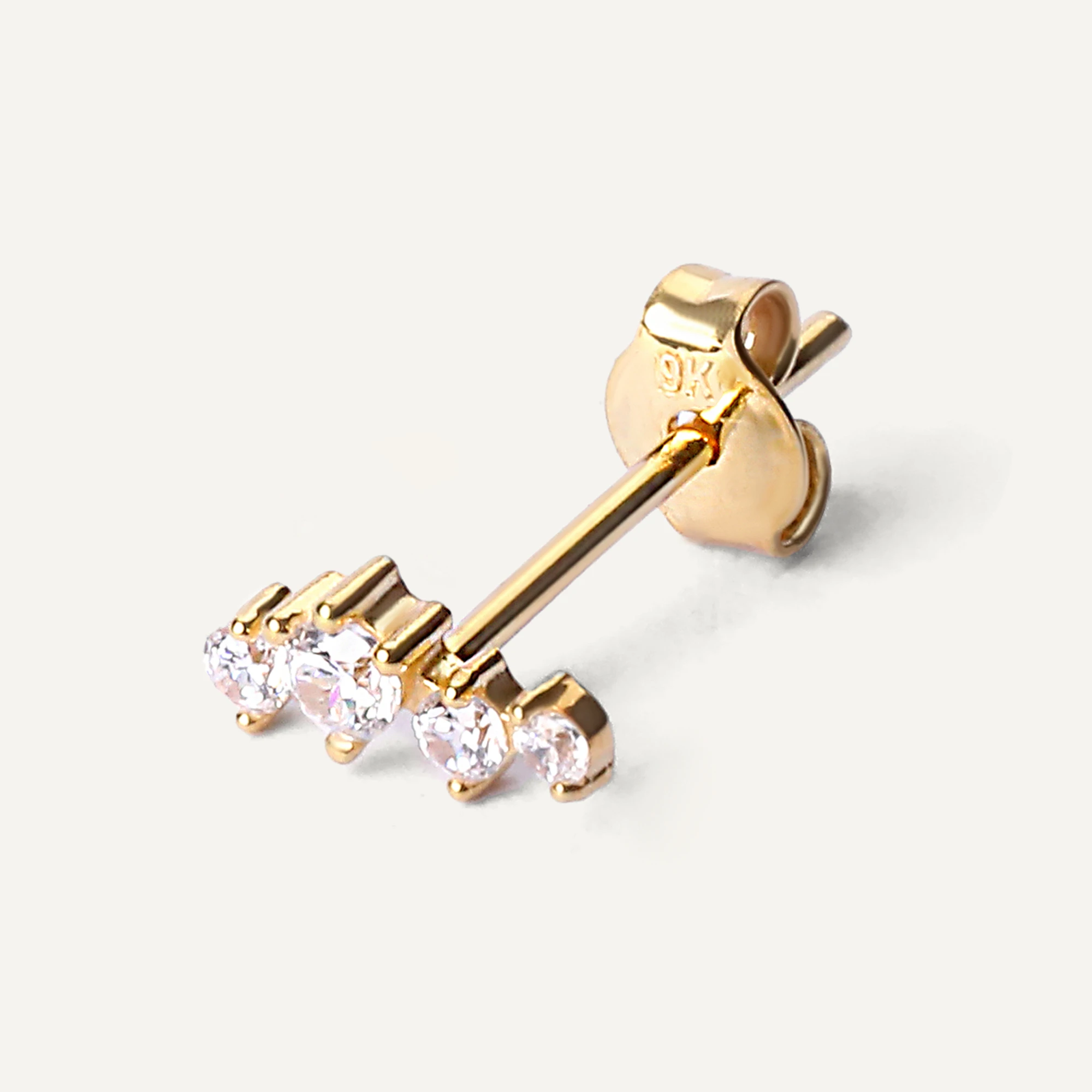 Vela Gold Earrings - 2