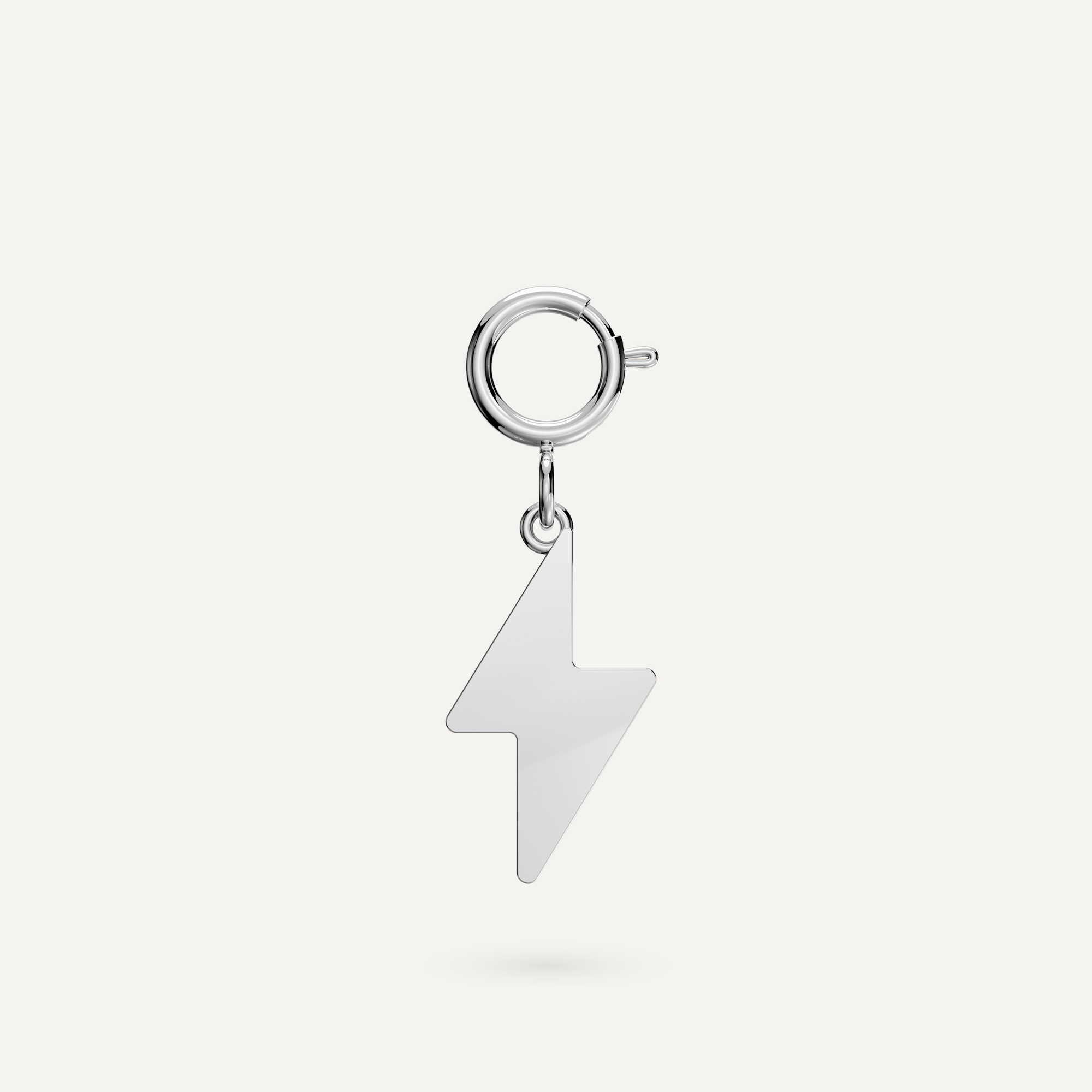 Lightning Bolt Gold Charm Aurum Lab