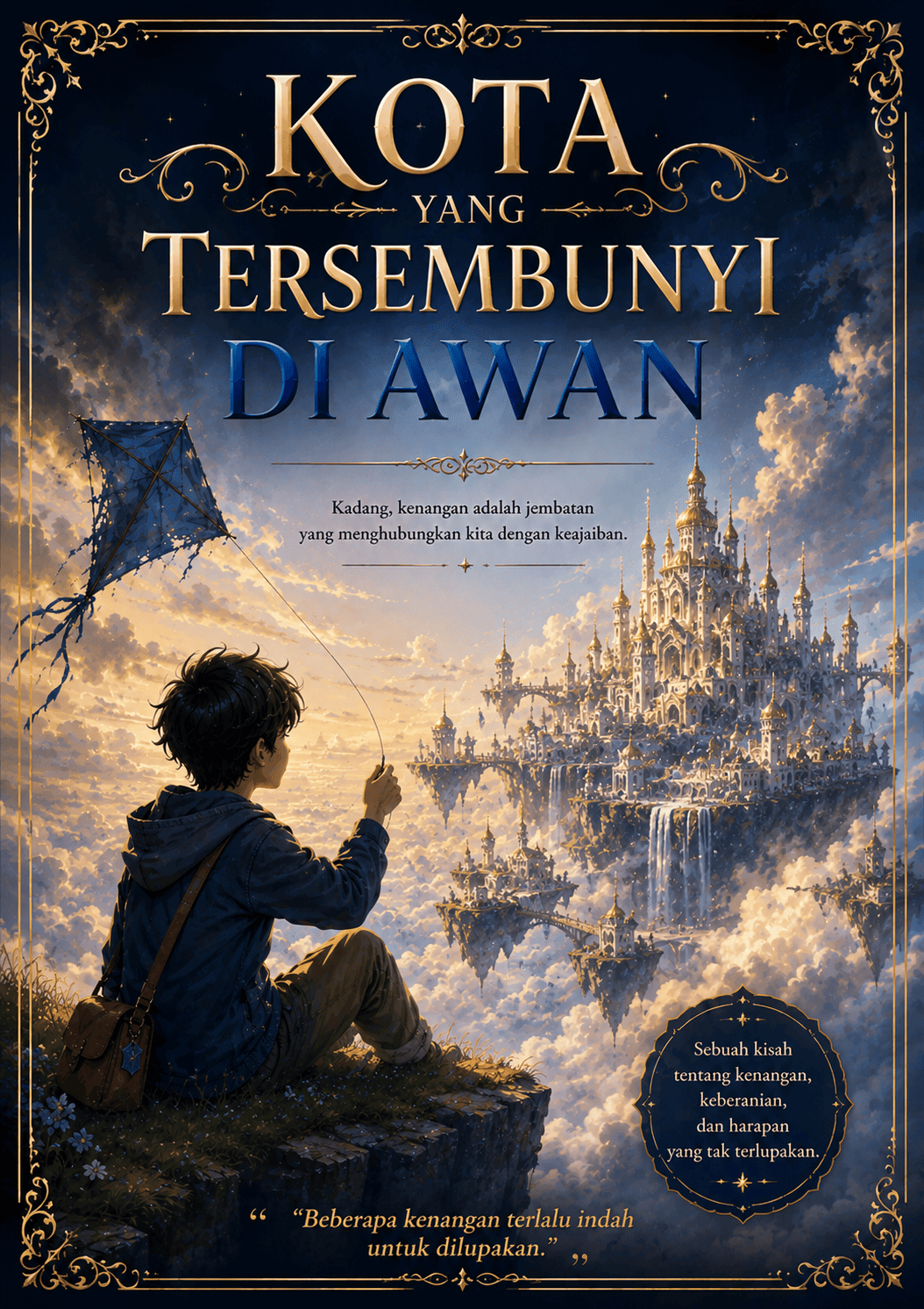 Kota yang tersembunyi di awan
