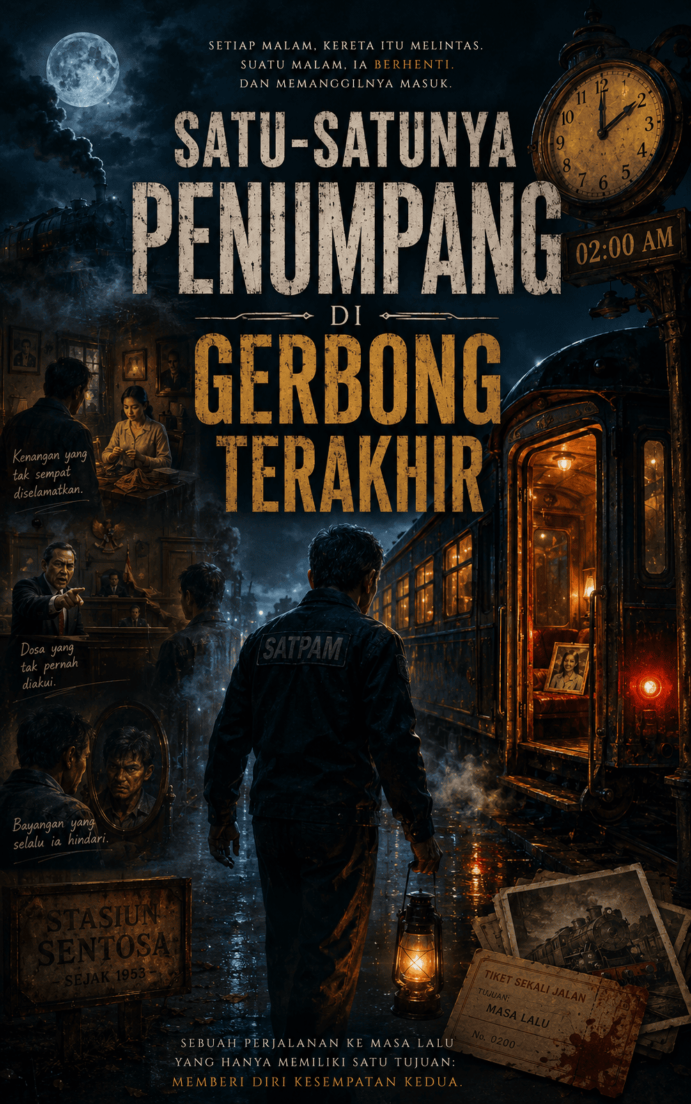 SATU-SATUNYA PENUMPANG DI GERBONG TERAKHIR