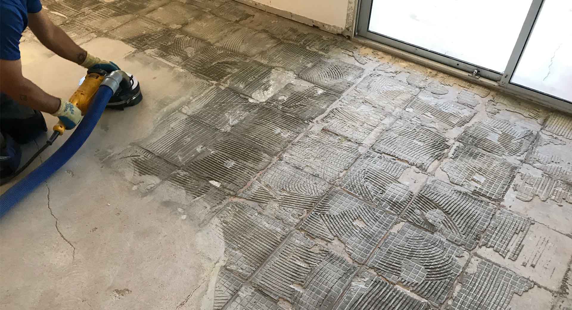 Dustless Tile Removal