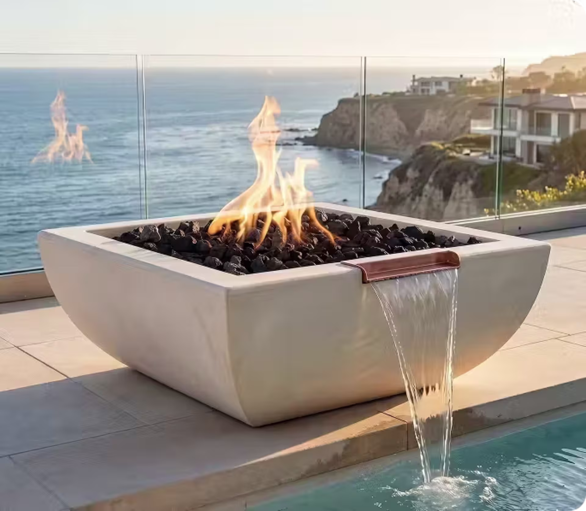 a fireside oasis