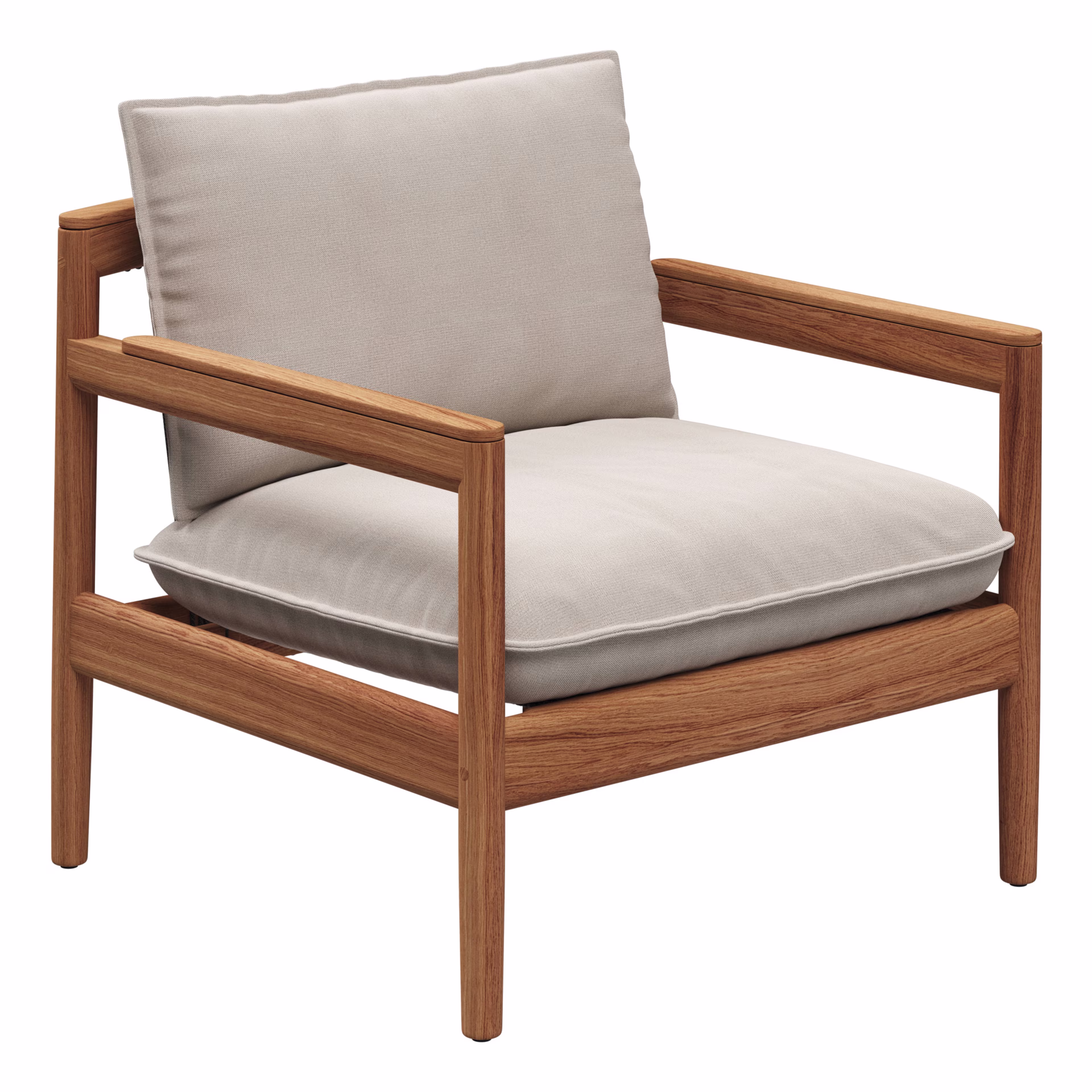 Gloster Saranac Teak Lounge Chair