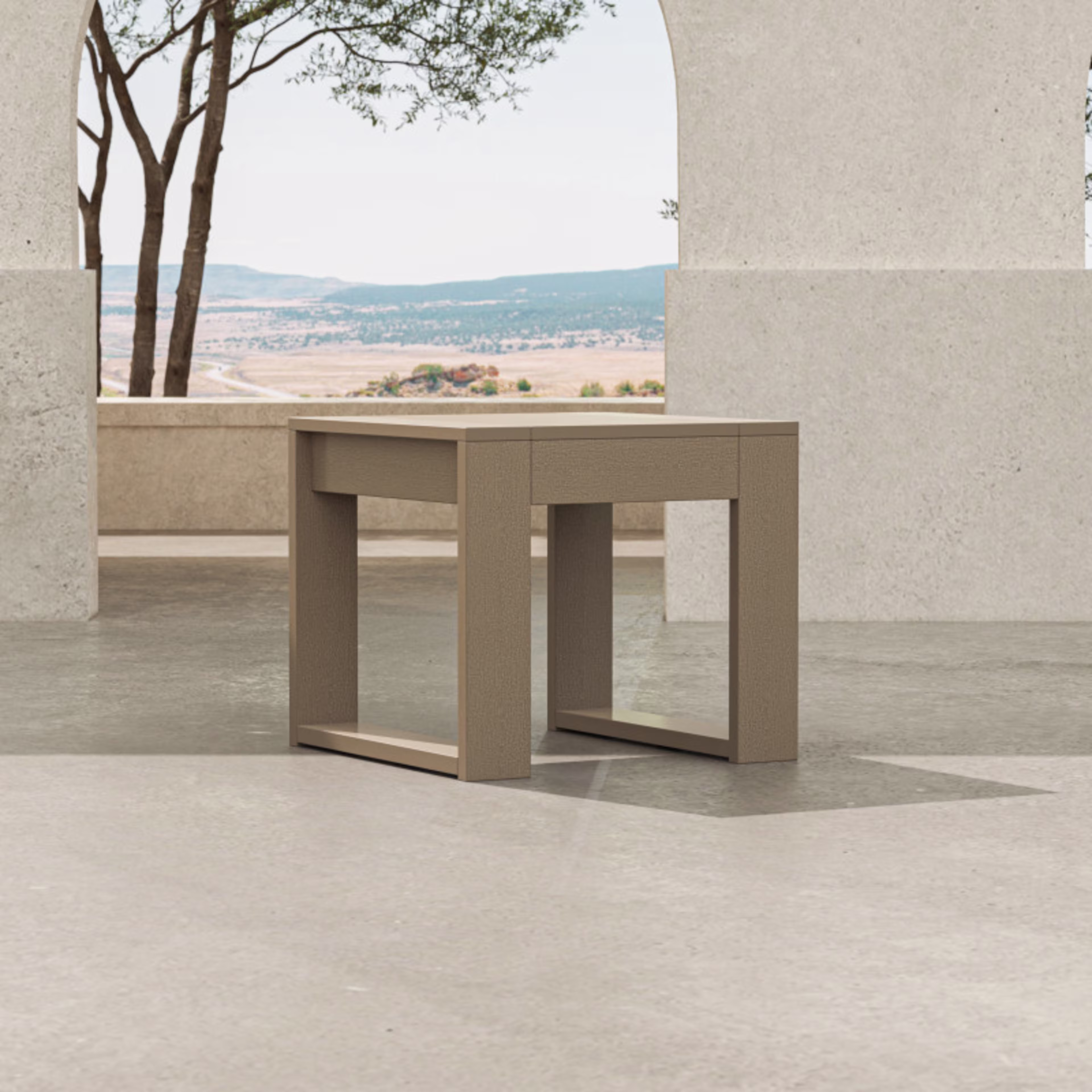 Polywood Latitude 22" Square End Table