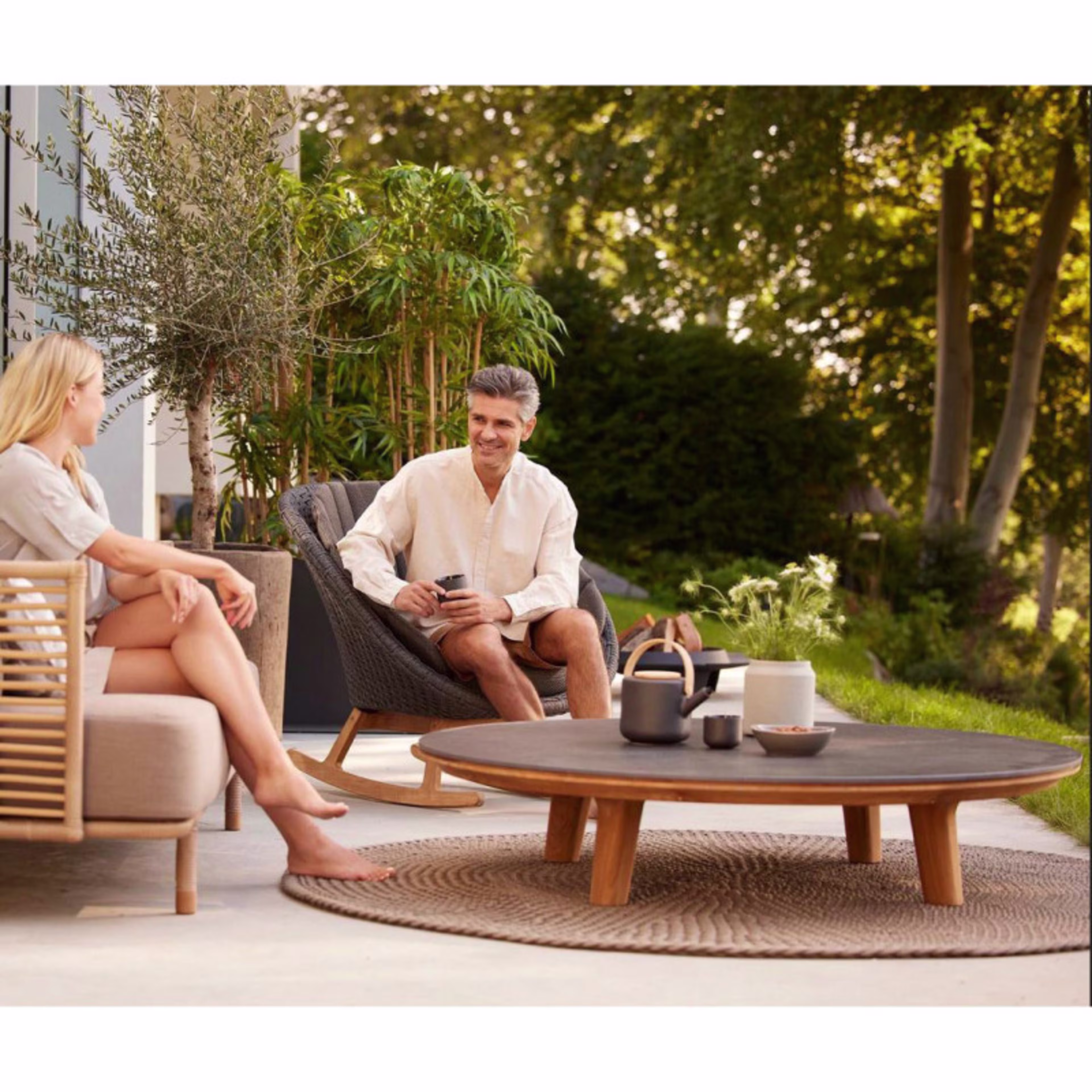 Cane-line Aspect 57" Teak Round Coffee Table