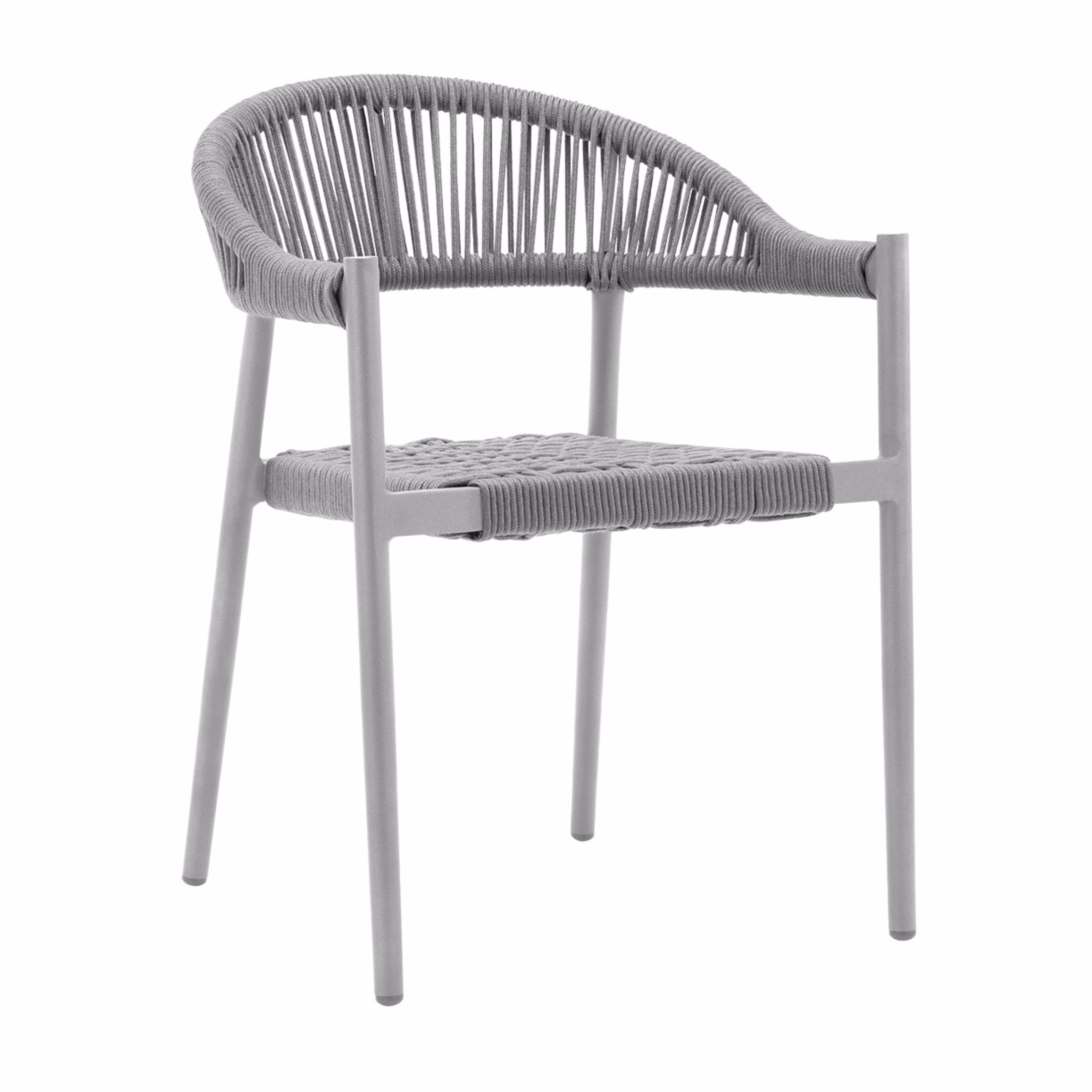 DecoScape Skye Stacking Aluminum Dining Armchair