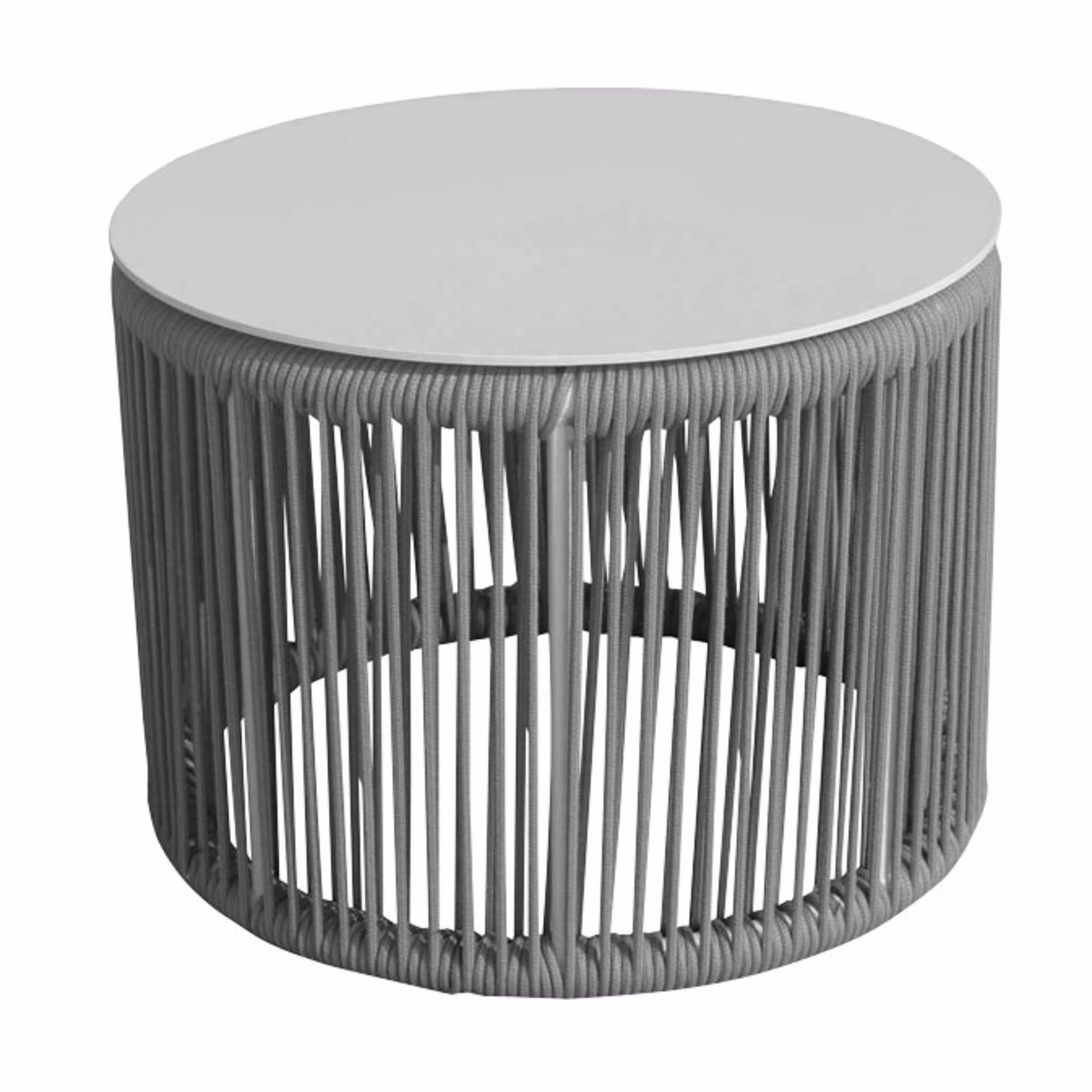 DecoScape Skye 20" Aluminum Round Side Table