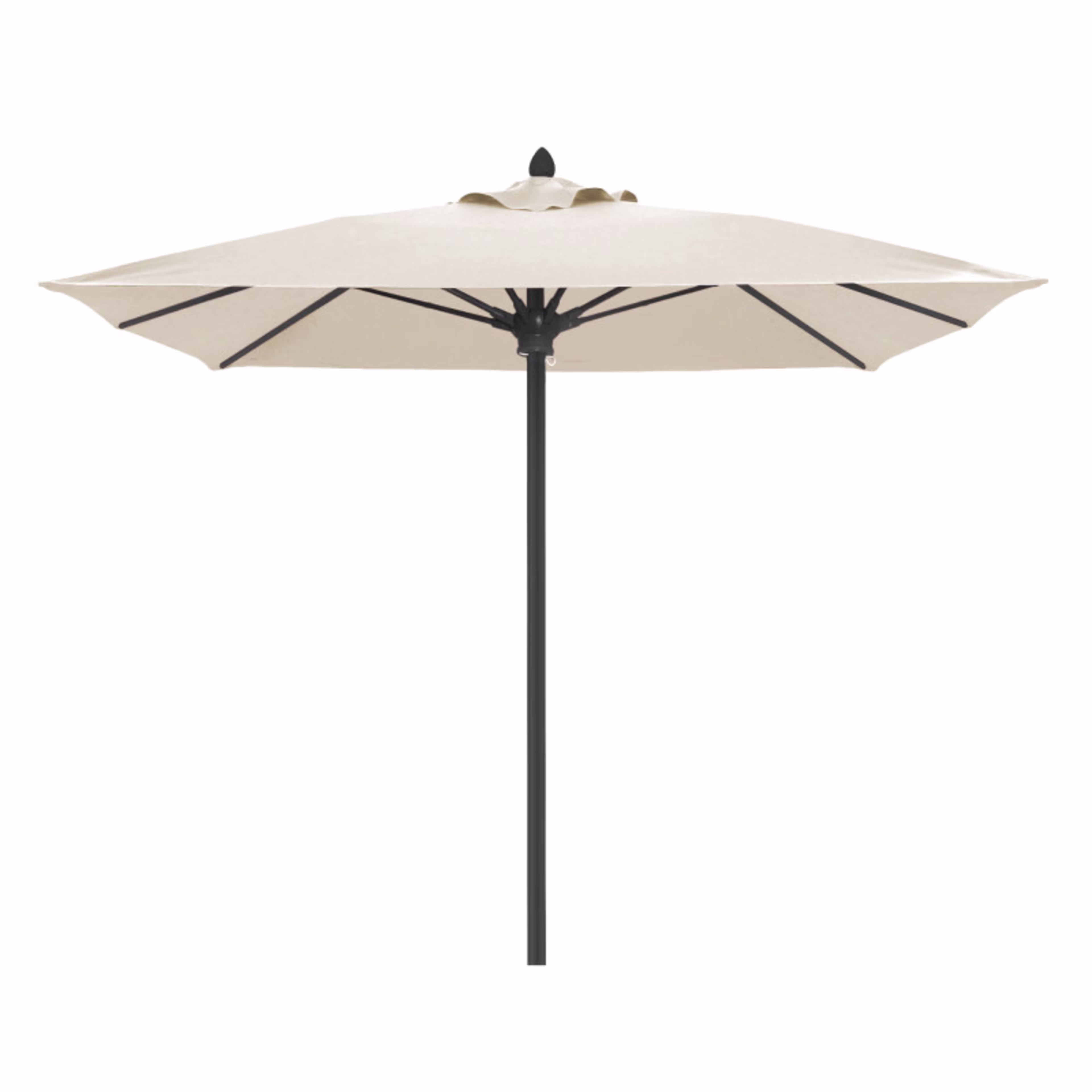 FiberBuilt Oceana 6' Square Aluminum Commercial Market Patio Umbrella