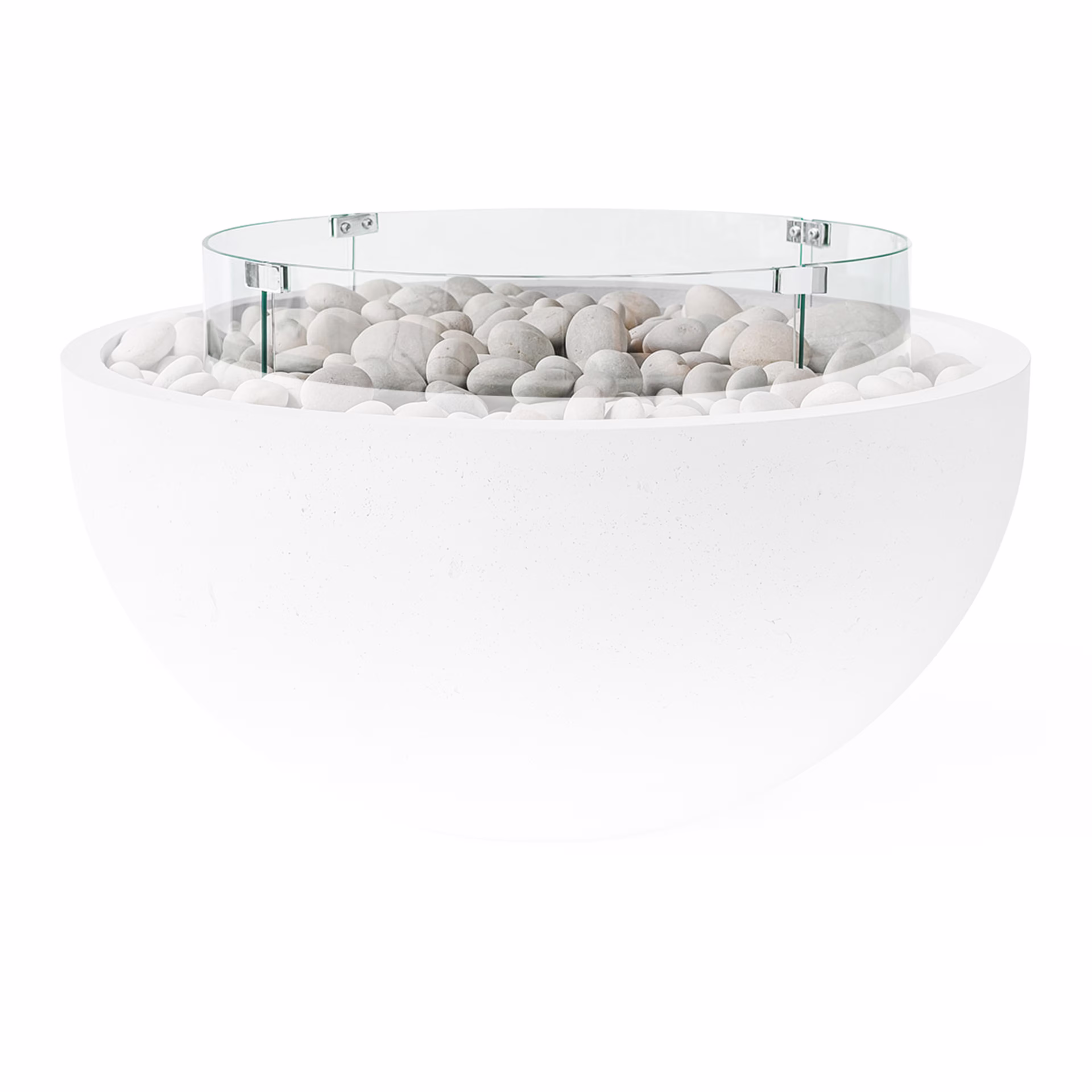 Dekko Fire Pits Serenade 23" Round Fire Pit Wind Guard