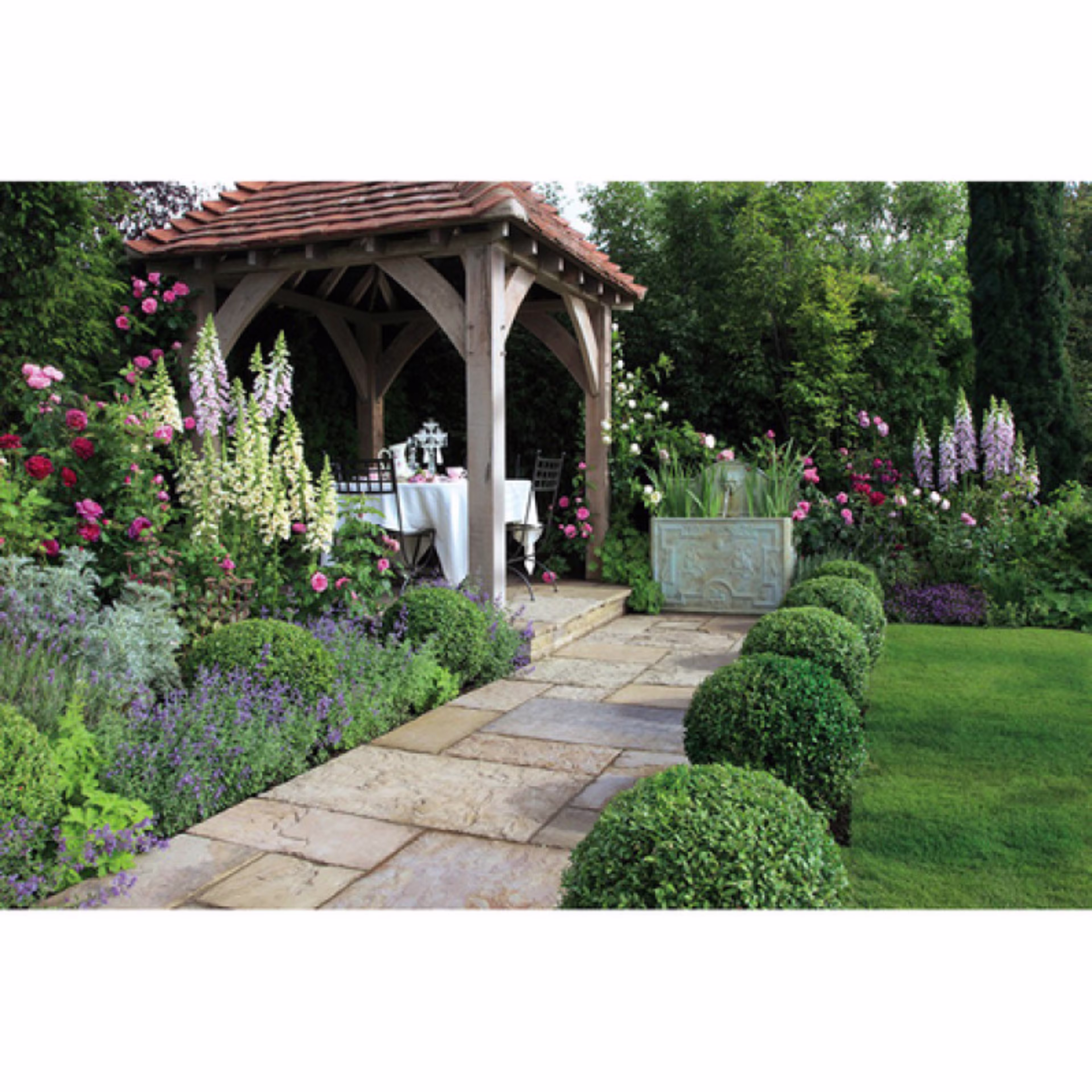 Capital Garden George & Dragon Fiberglass Outdoor Garden Fountain