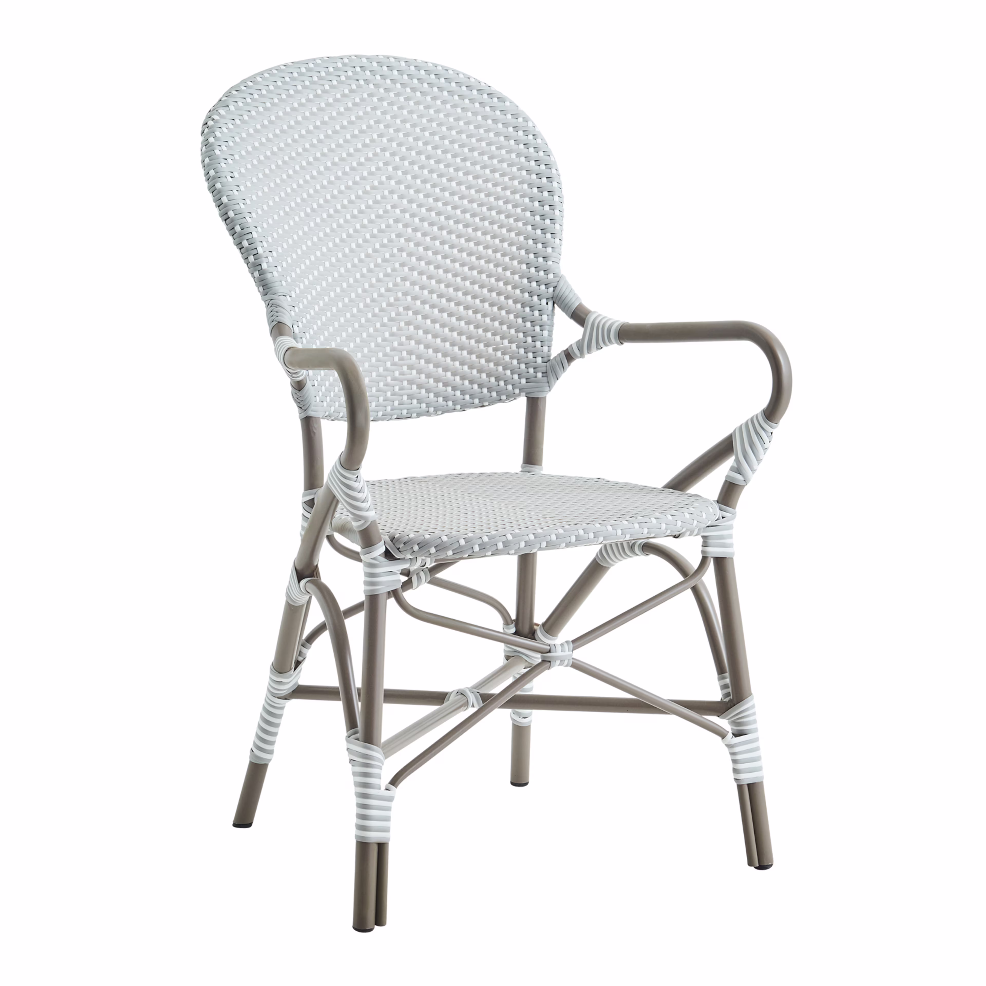 Sika Design Alu-Affäire Isabell Stacking AluRattan Dining Armchair