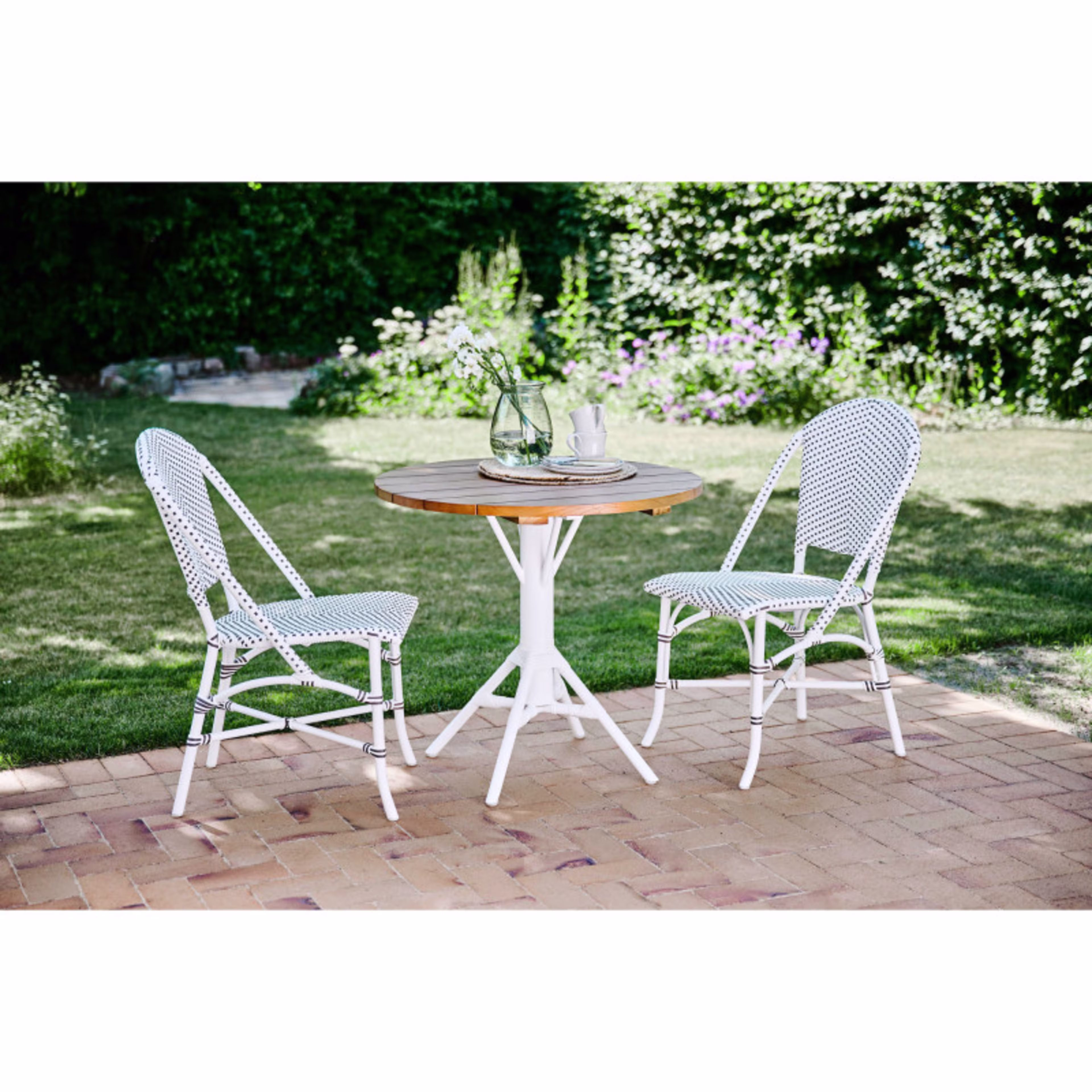 Sika Design Alu-Affäire Sofie Stacking AluRattan Dining Side Chair