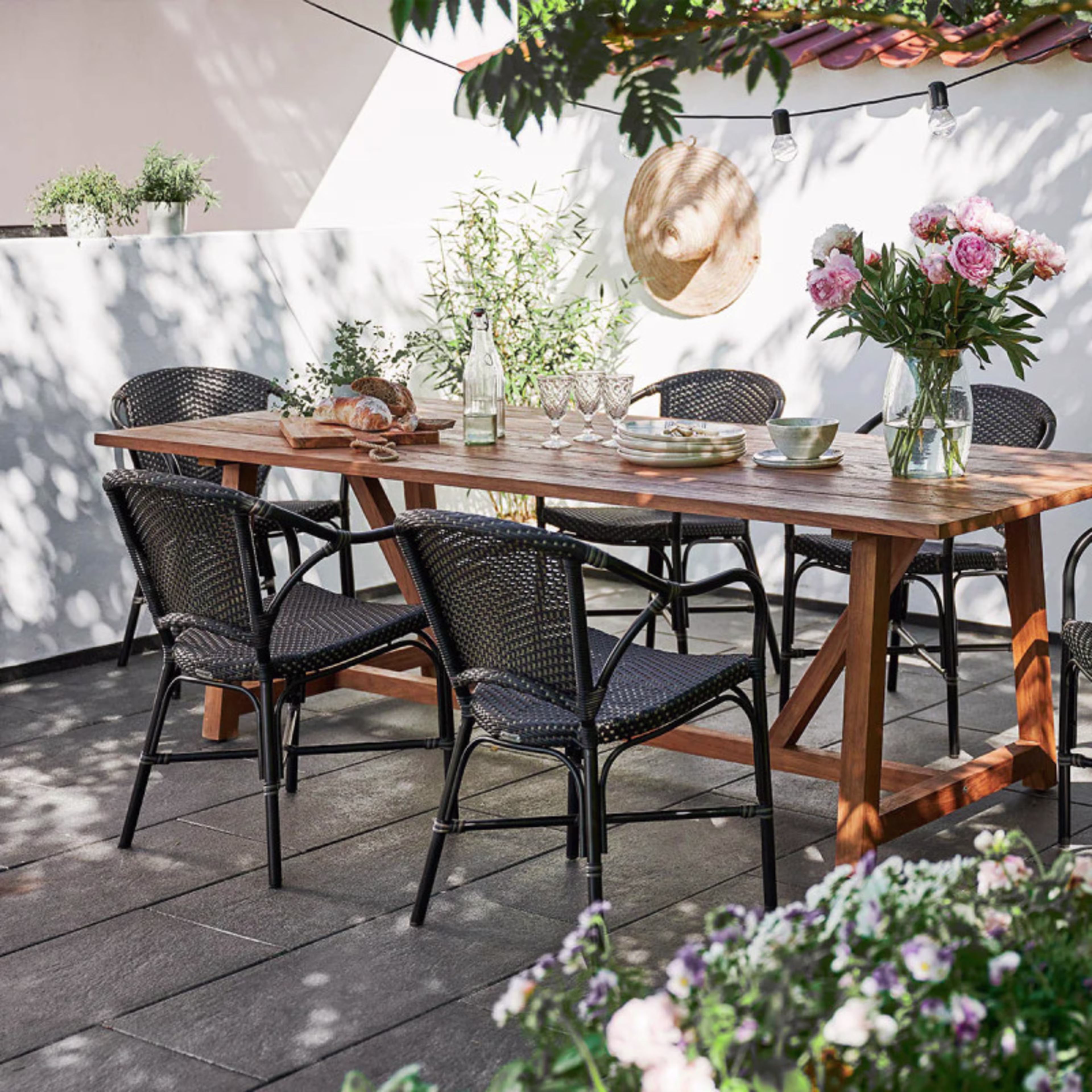 Sika Design Alu-Affäire Valerie Stacking AluRattan Dining Armchair