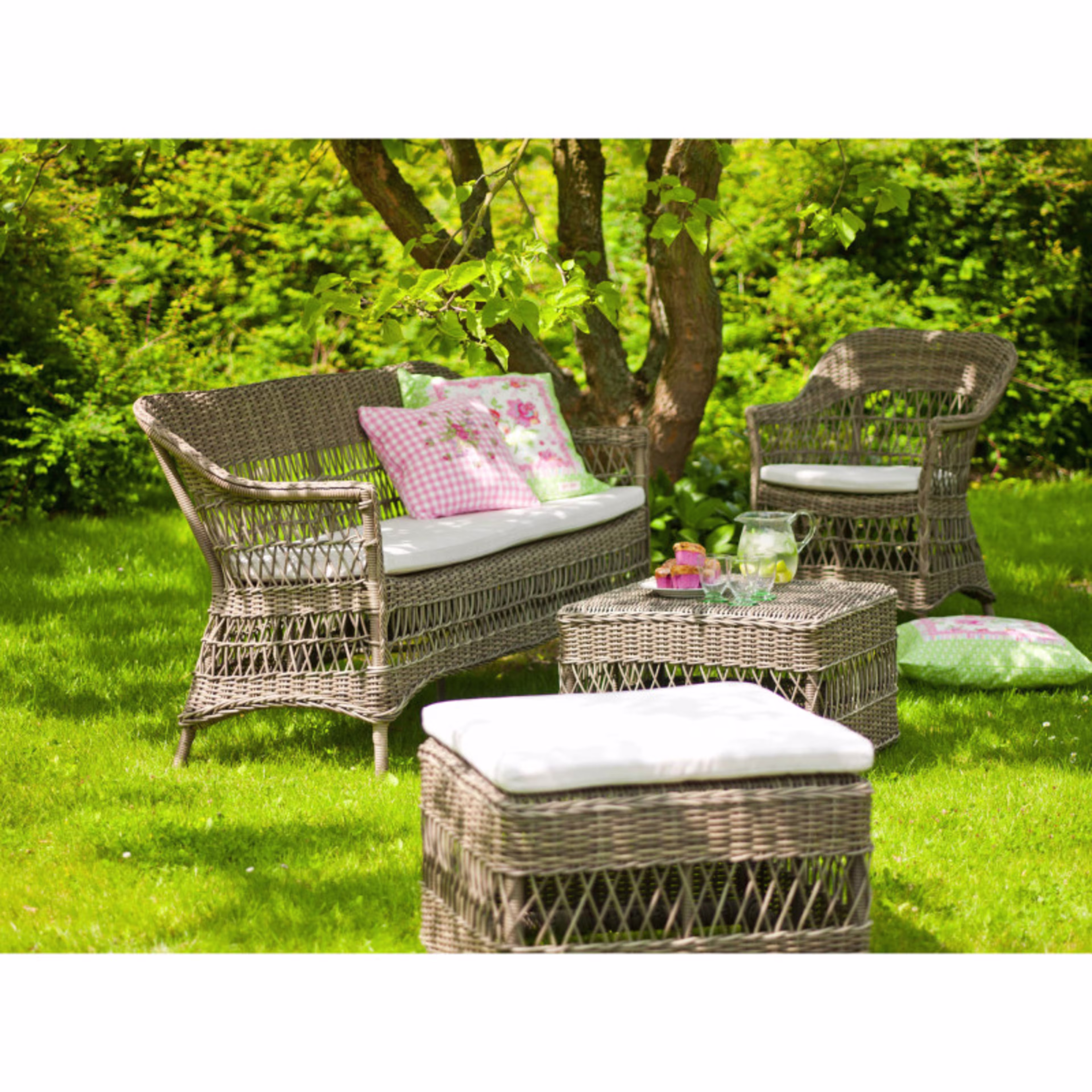 Sika Design Georgia Garden Charlot AluRattan Dining Armchair