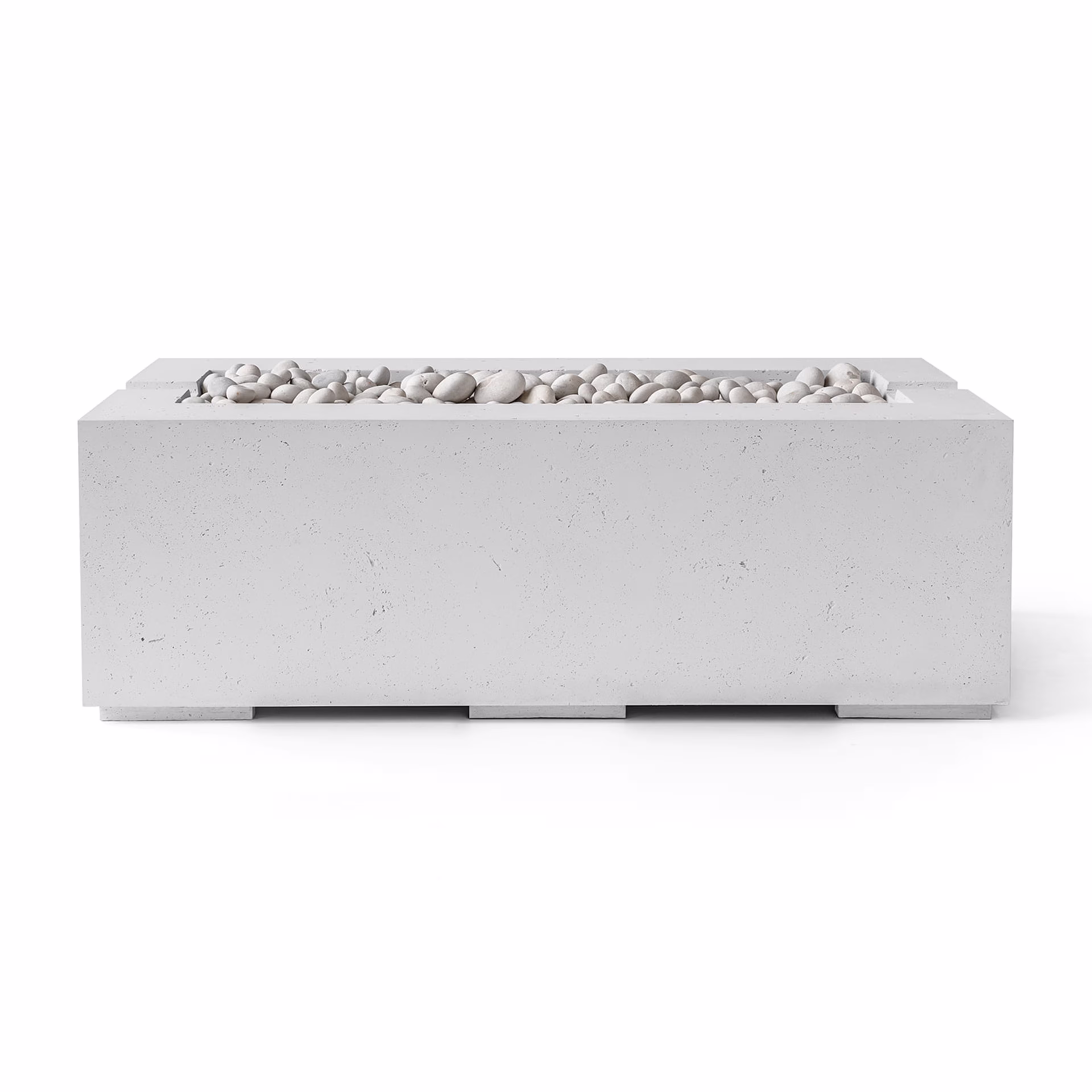 DEKKO Fire Pits Avera 48" Rectangular Concrete Gas Fire Pit