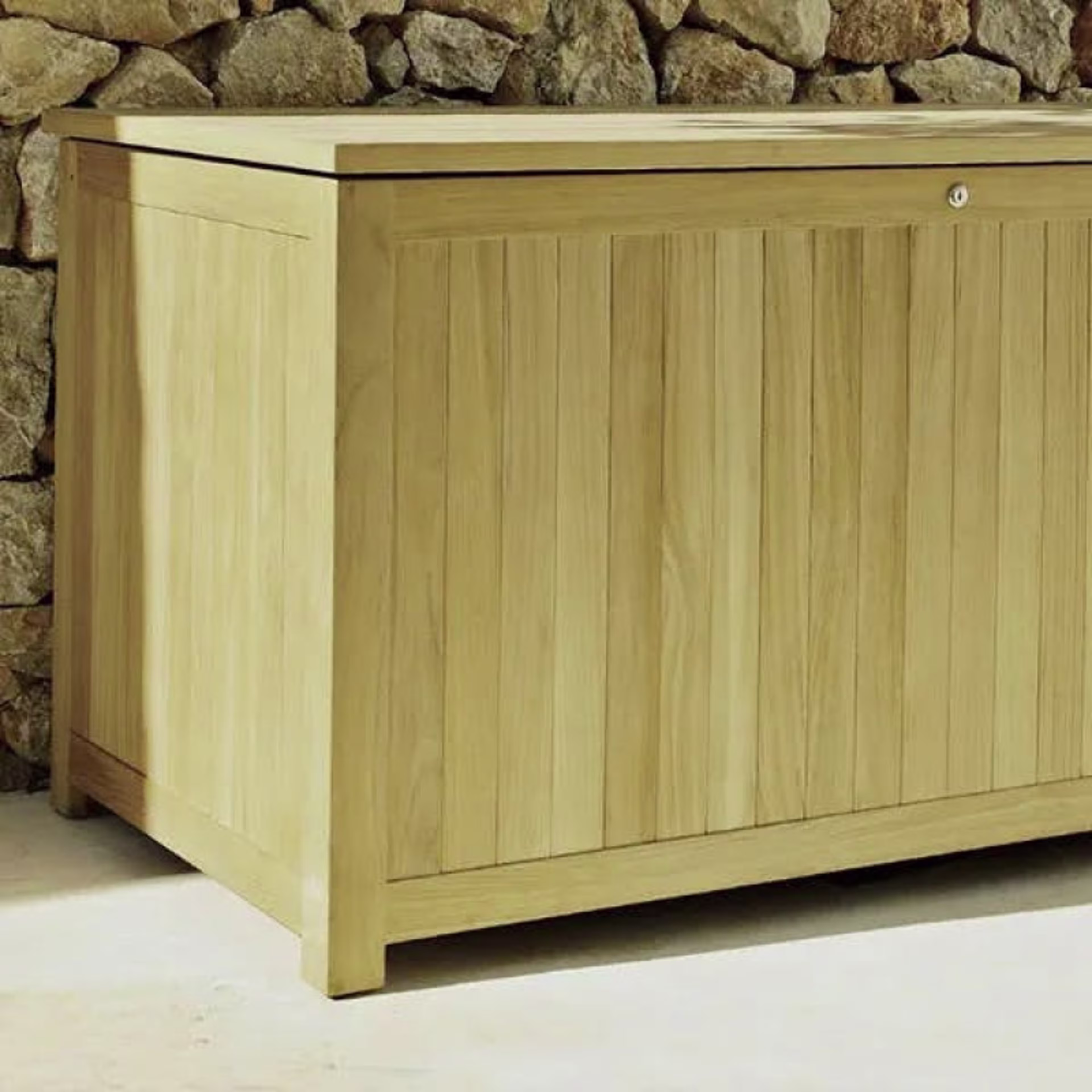 Gloster 56" Teak Outdoor Storage Box