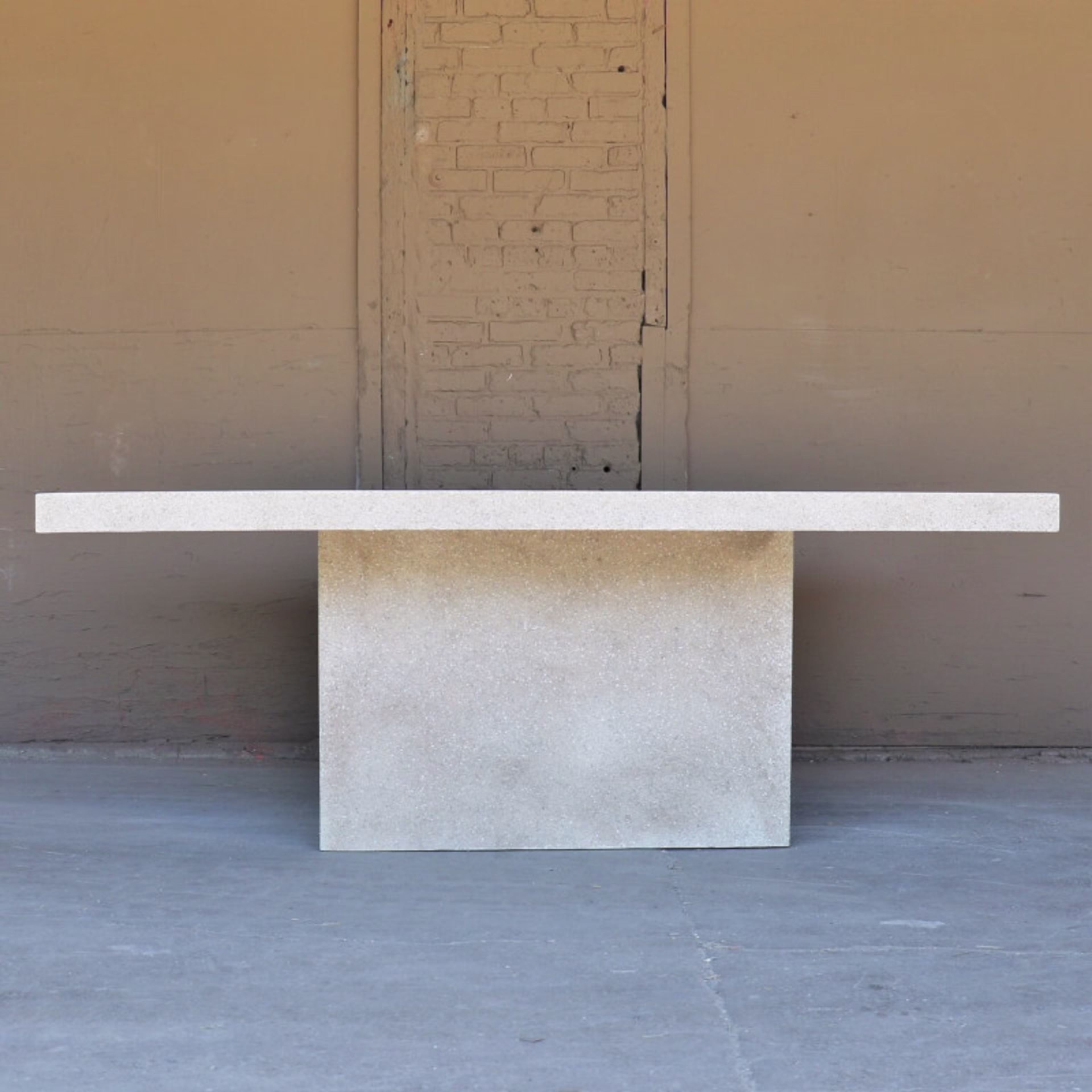 Zachary A. Design Slab 84" Rectangular Dining Table