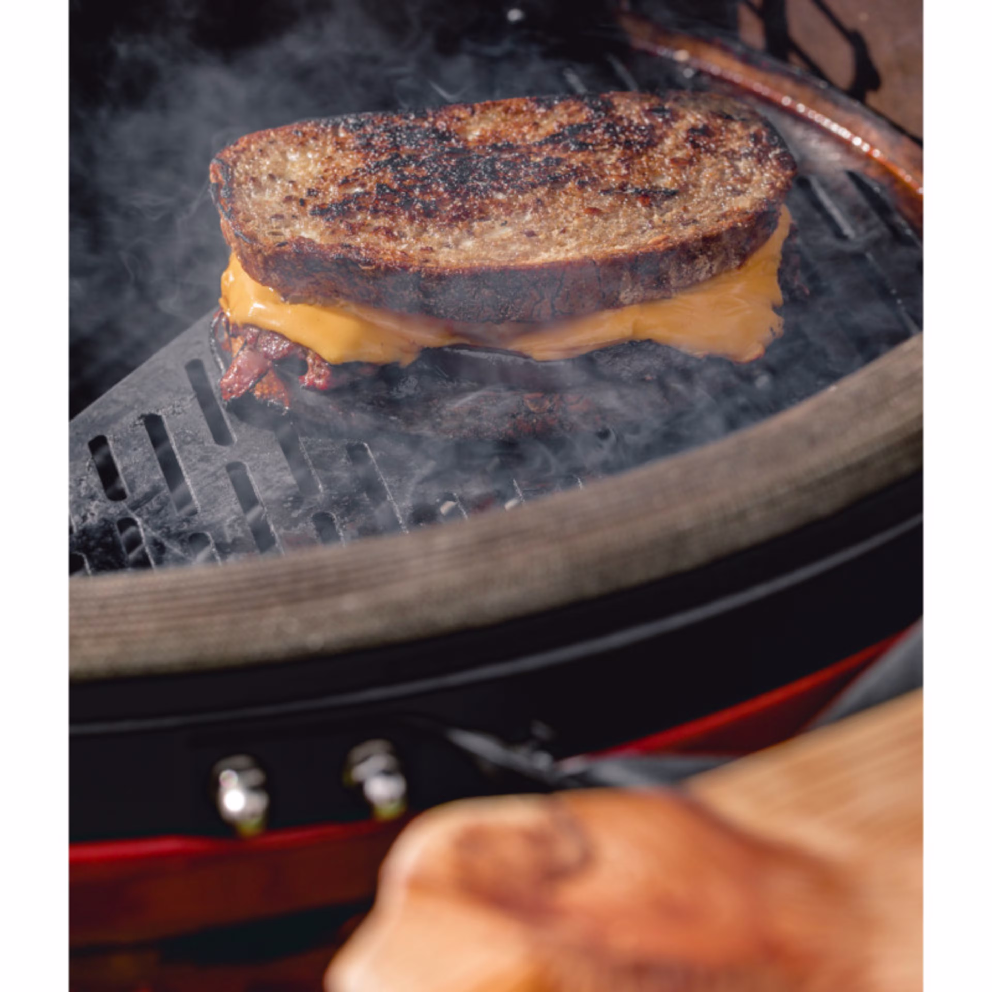Kamado Joe Big Joe Half Moon BBQ Cooking Grate for Fish & Veggies