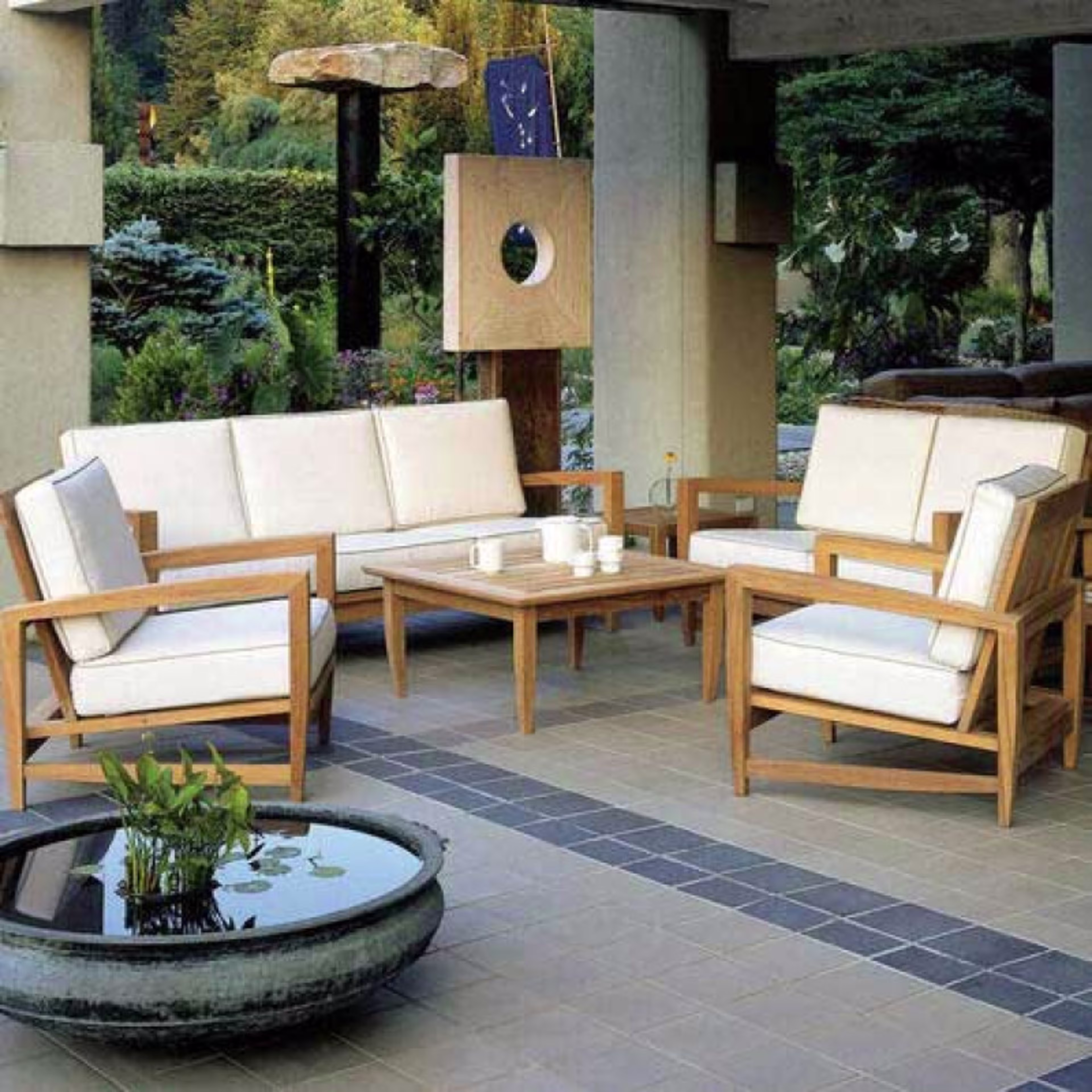 Kingsley Bate Amalfi Settee Replacement Cushion