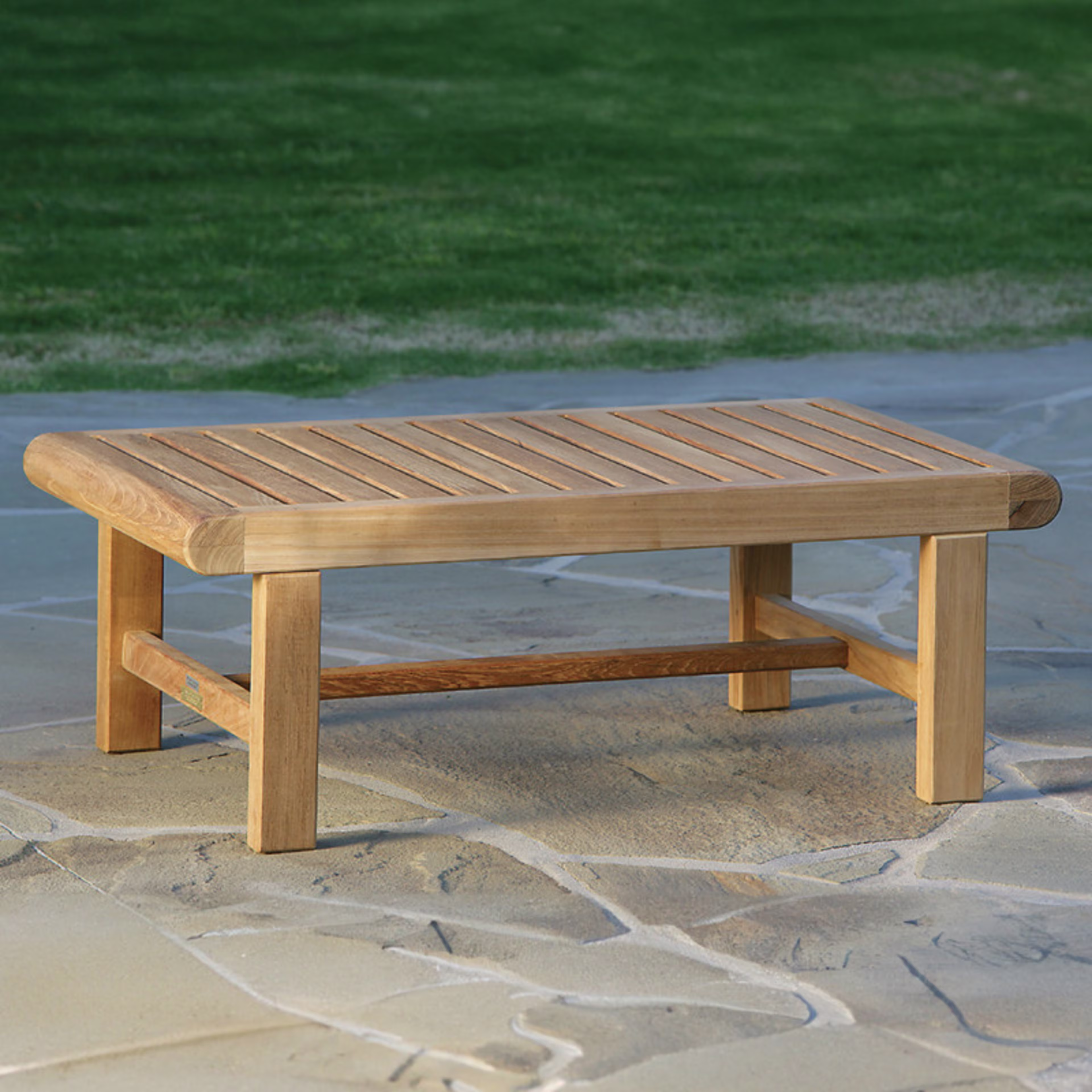 Kingsley Bate Nantucket 41" Teak Rectnagular Coffee Table