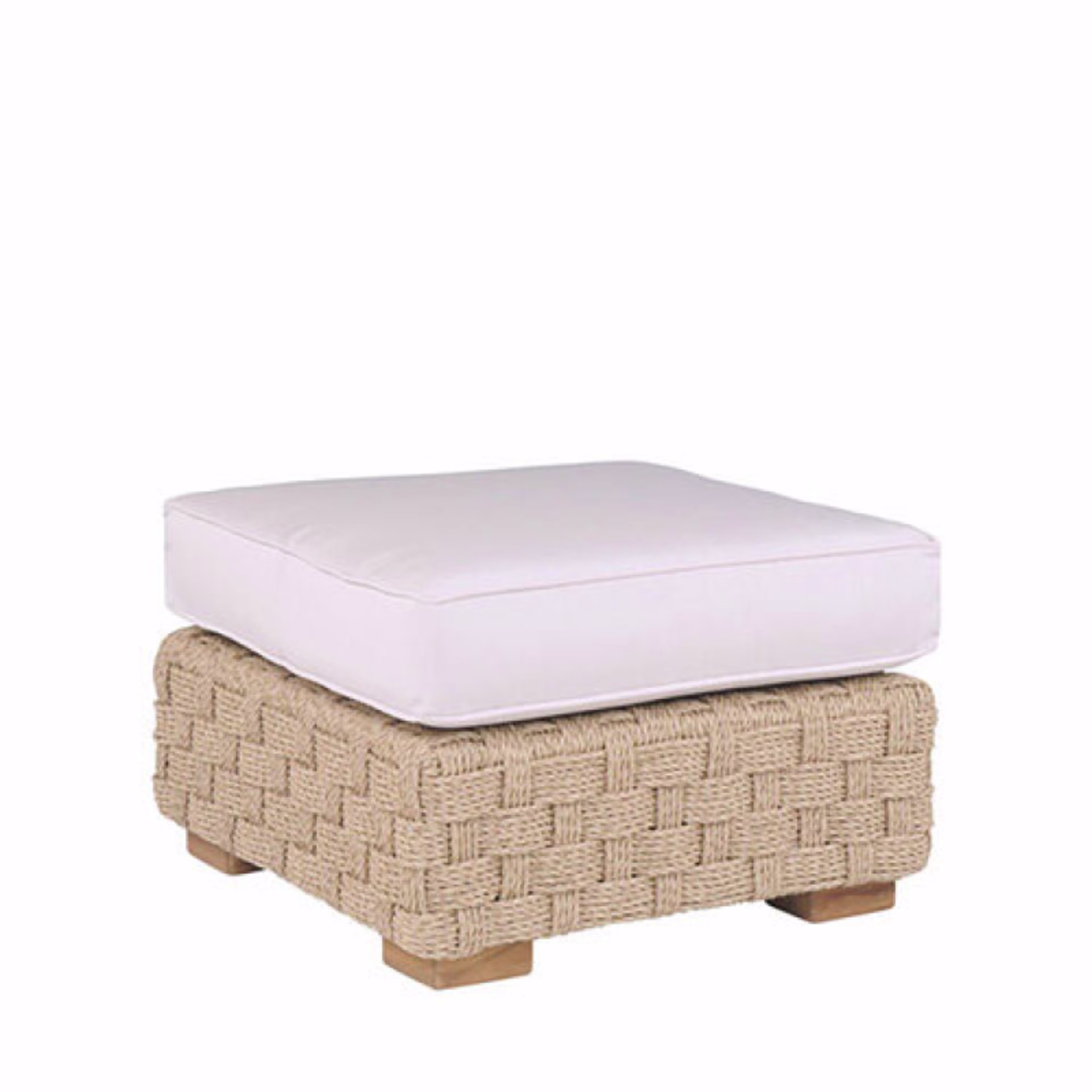 Kingsley Bate St. Barts Ottoman Outdoor Sectional Unit Protective Cover