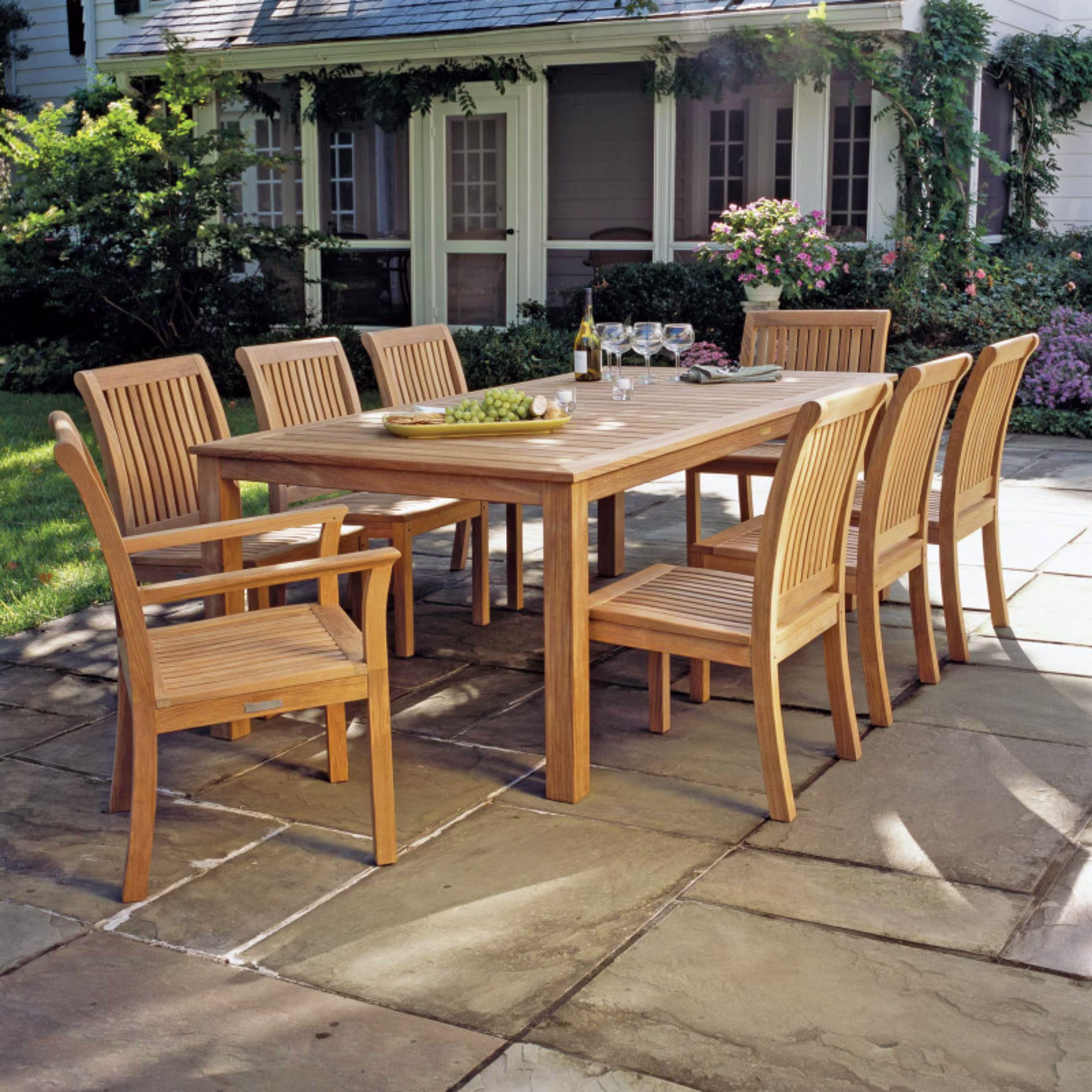 Kingsley Bate Tivoli/Wainscott 84" - 85" Rectangular Dining Table Set Protective Cover