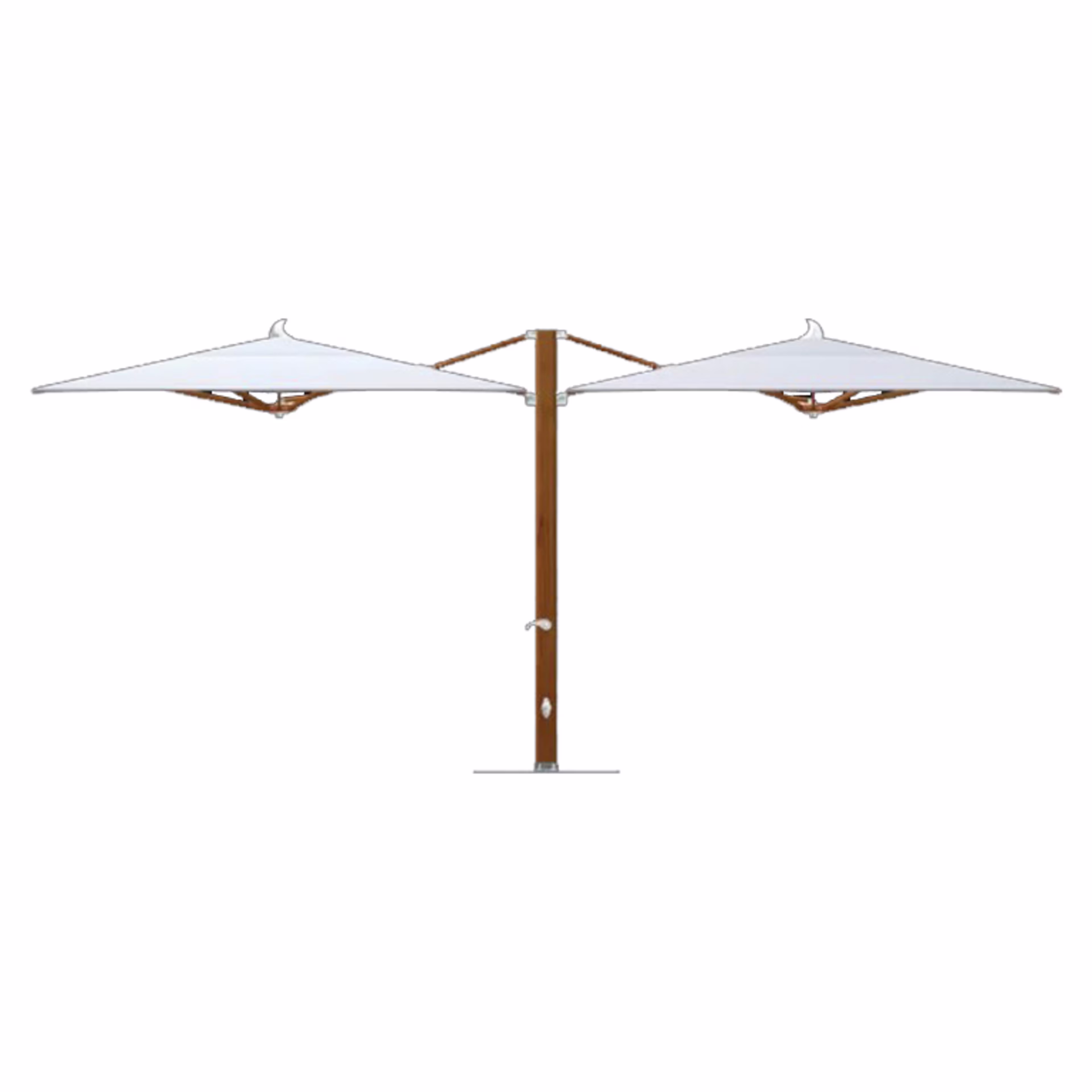 Tuuci Ocean Master Max Dual Rectangular Aluminum Cantilever Patio Umbrella