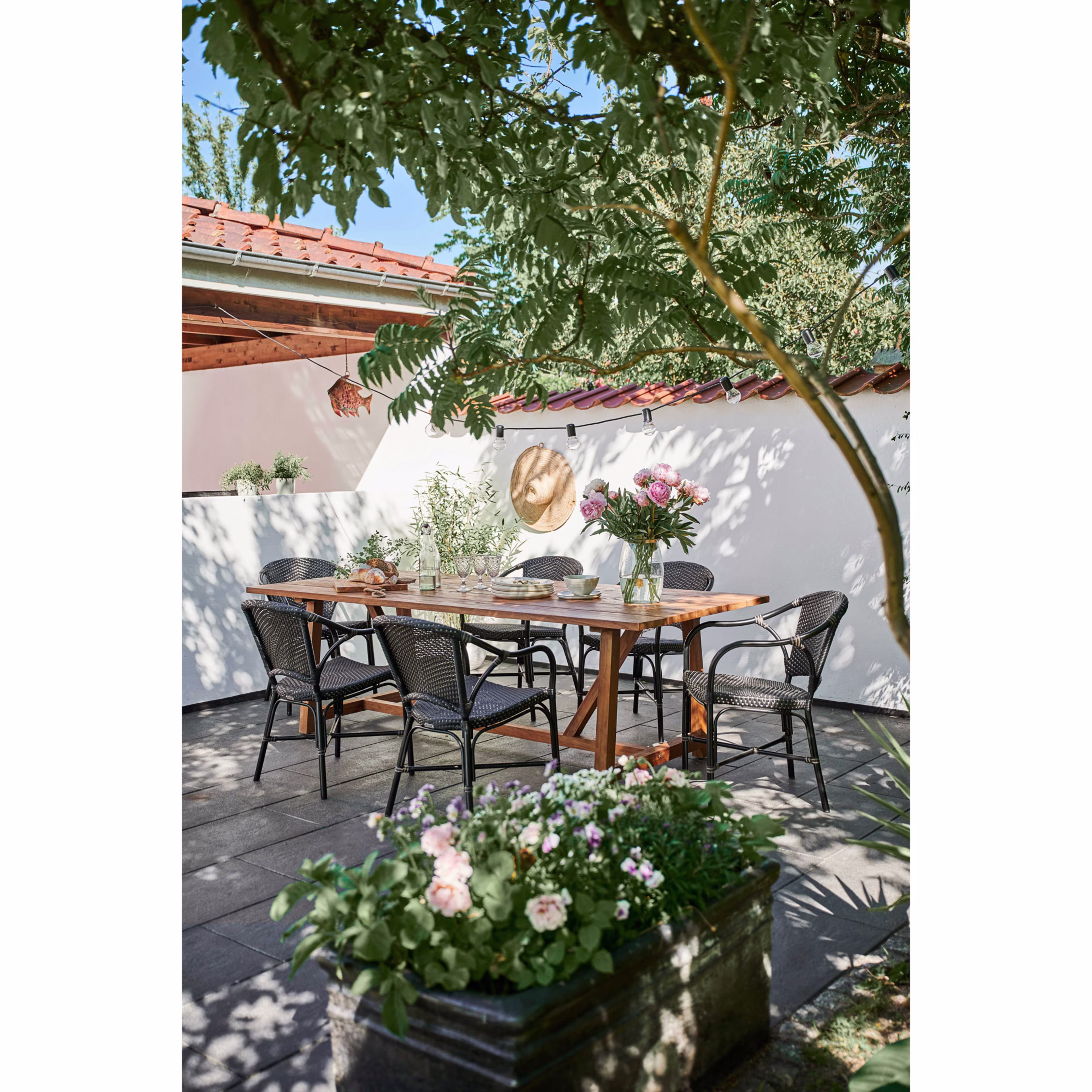 Sika Design George/Valerie 7-Piece Rectangular Patio Dining Set