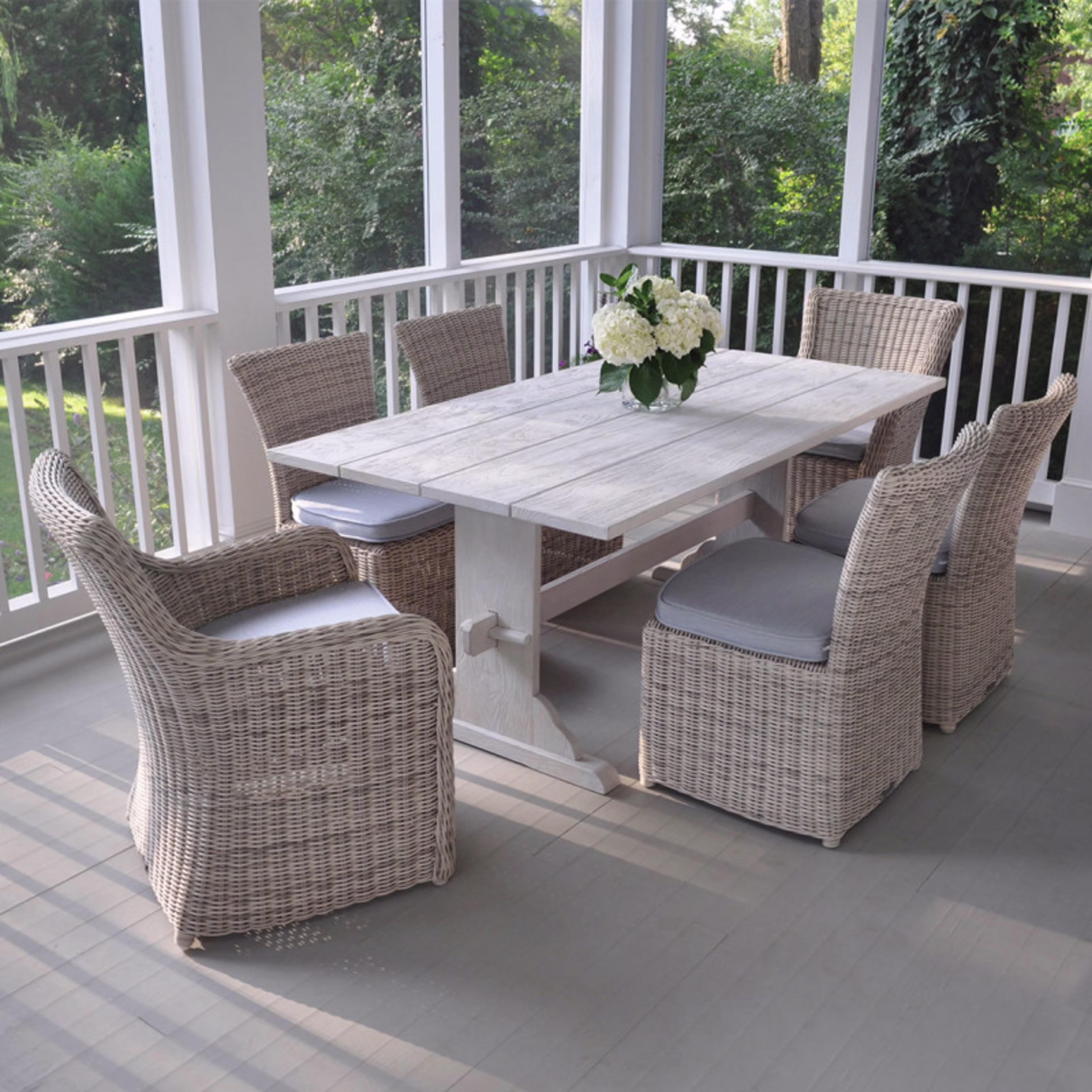 Kingsley Bate Sag Harbor Woven Dining Side Chair