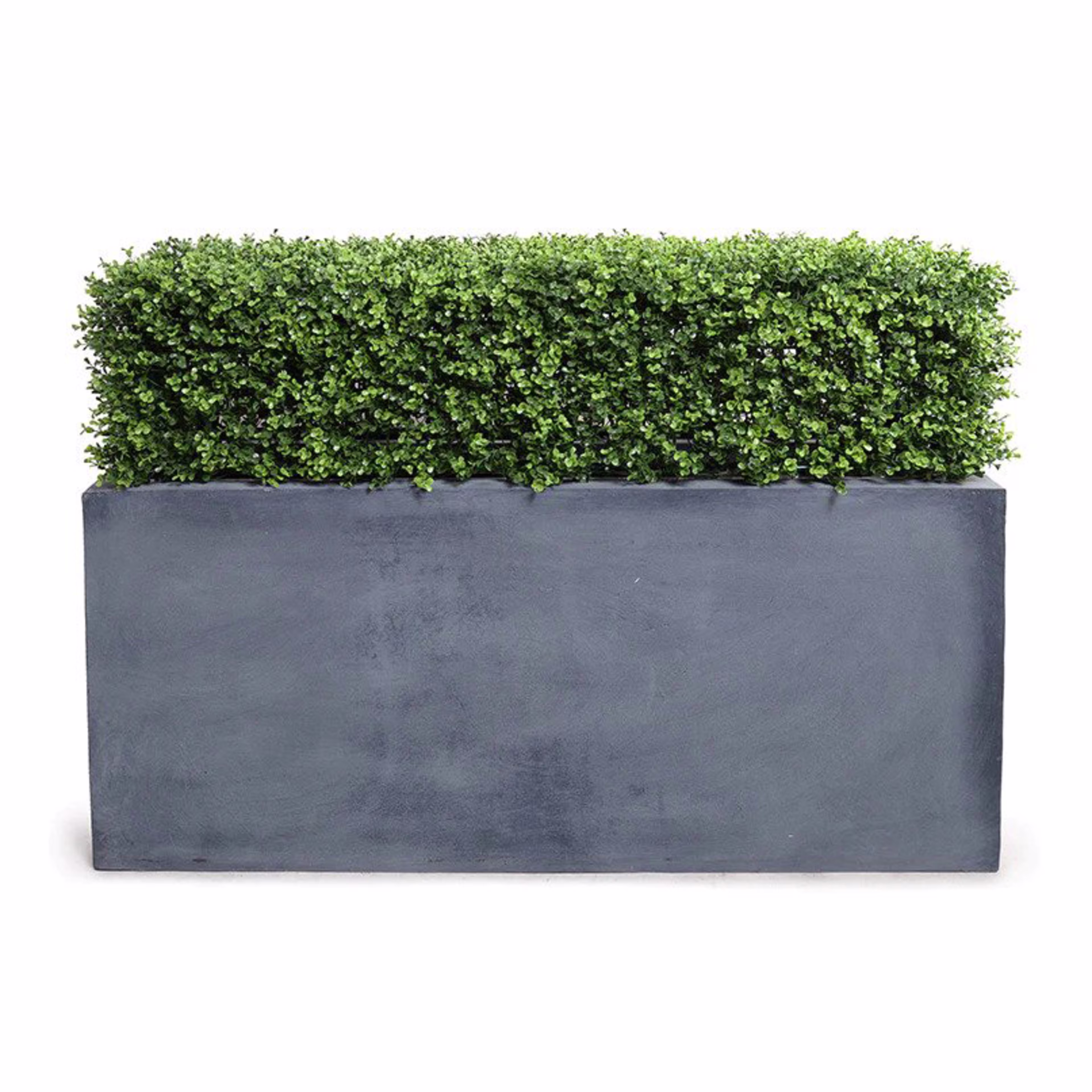 Enduraleaf 32" x 45" Faux Boxwood Hedge in Planter