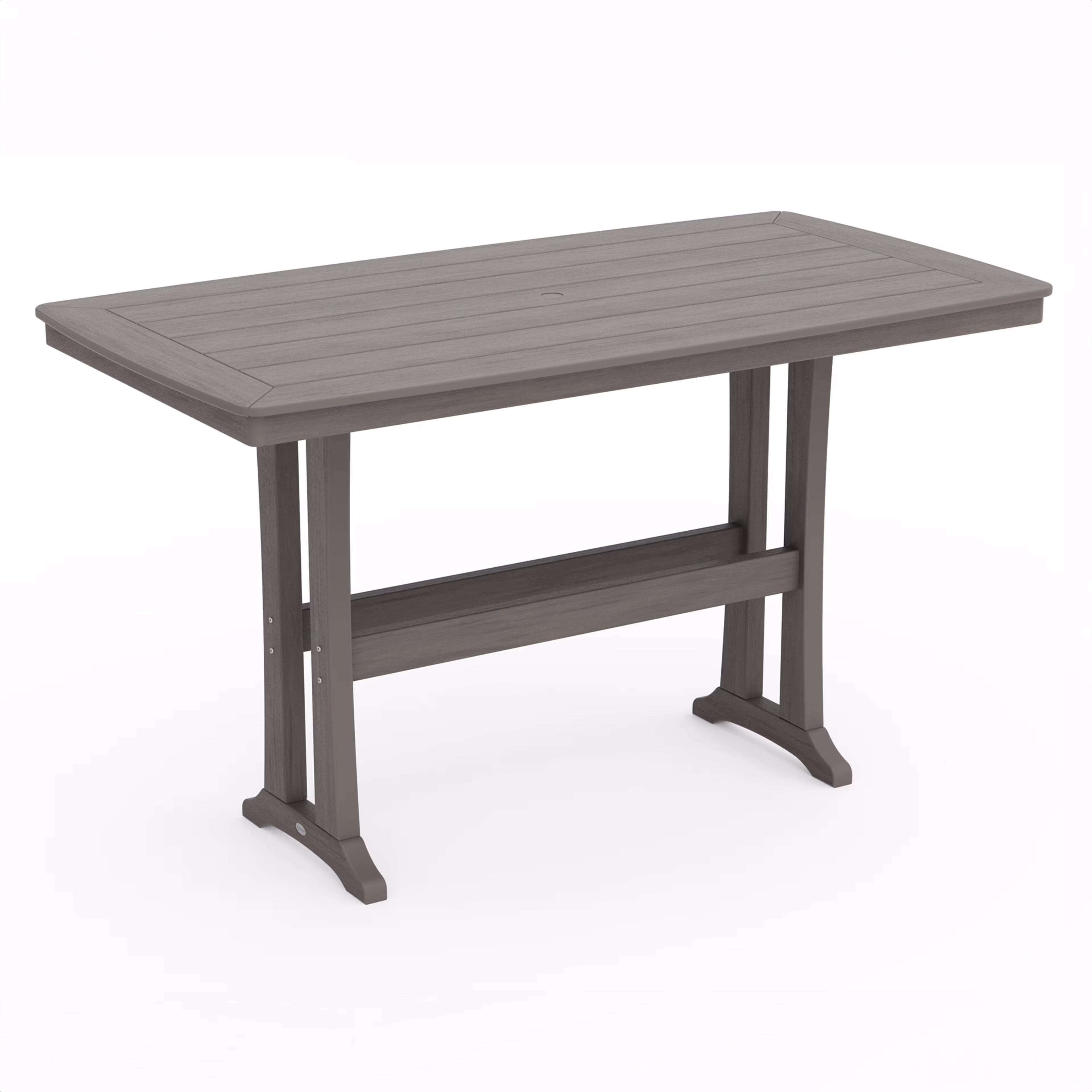 Polywood Nautical Trestle 73" Rectangular Bar Table
