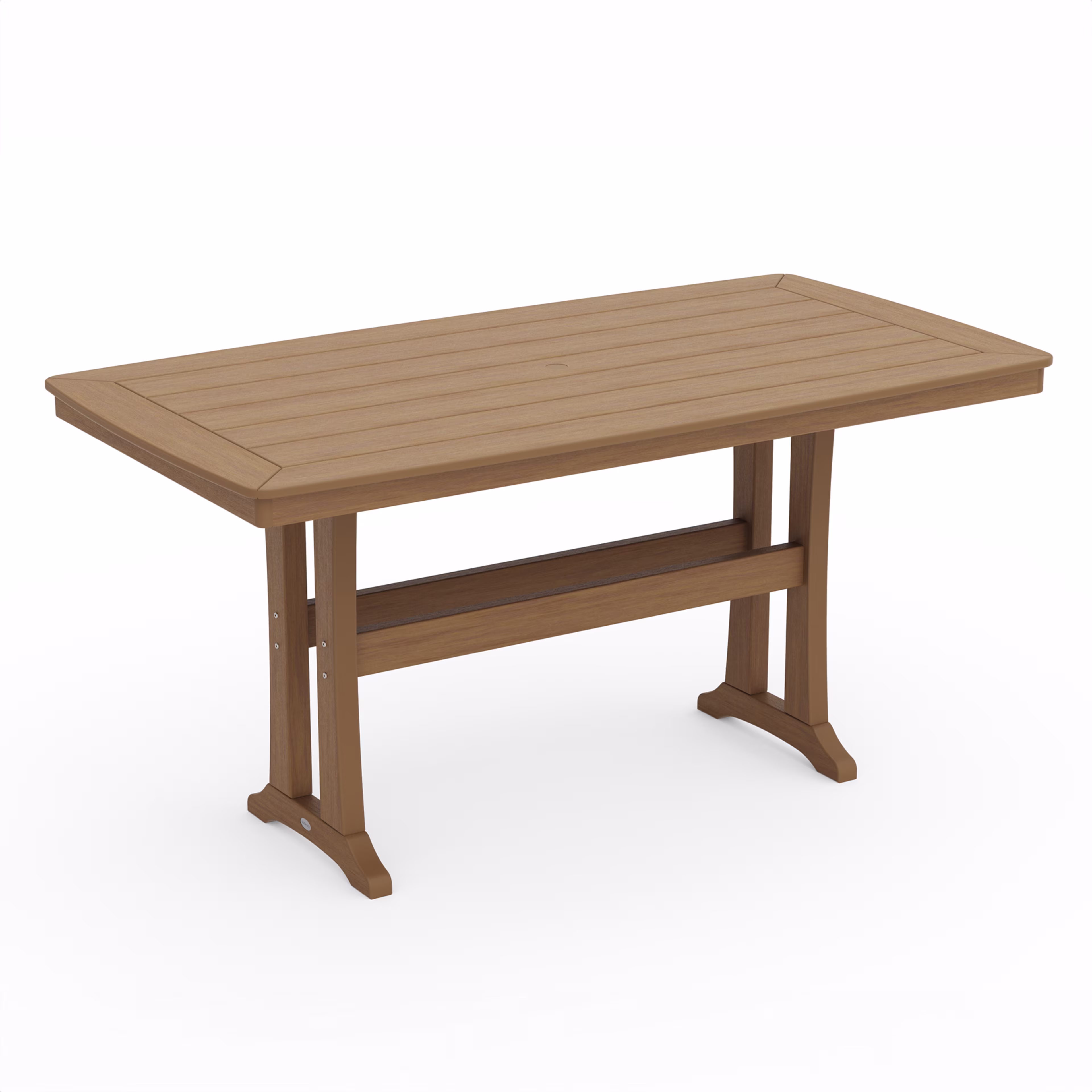 Polywood Nautical Trestle 73" Rectangular Counter Table