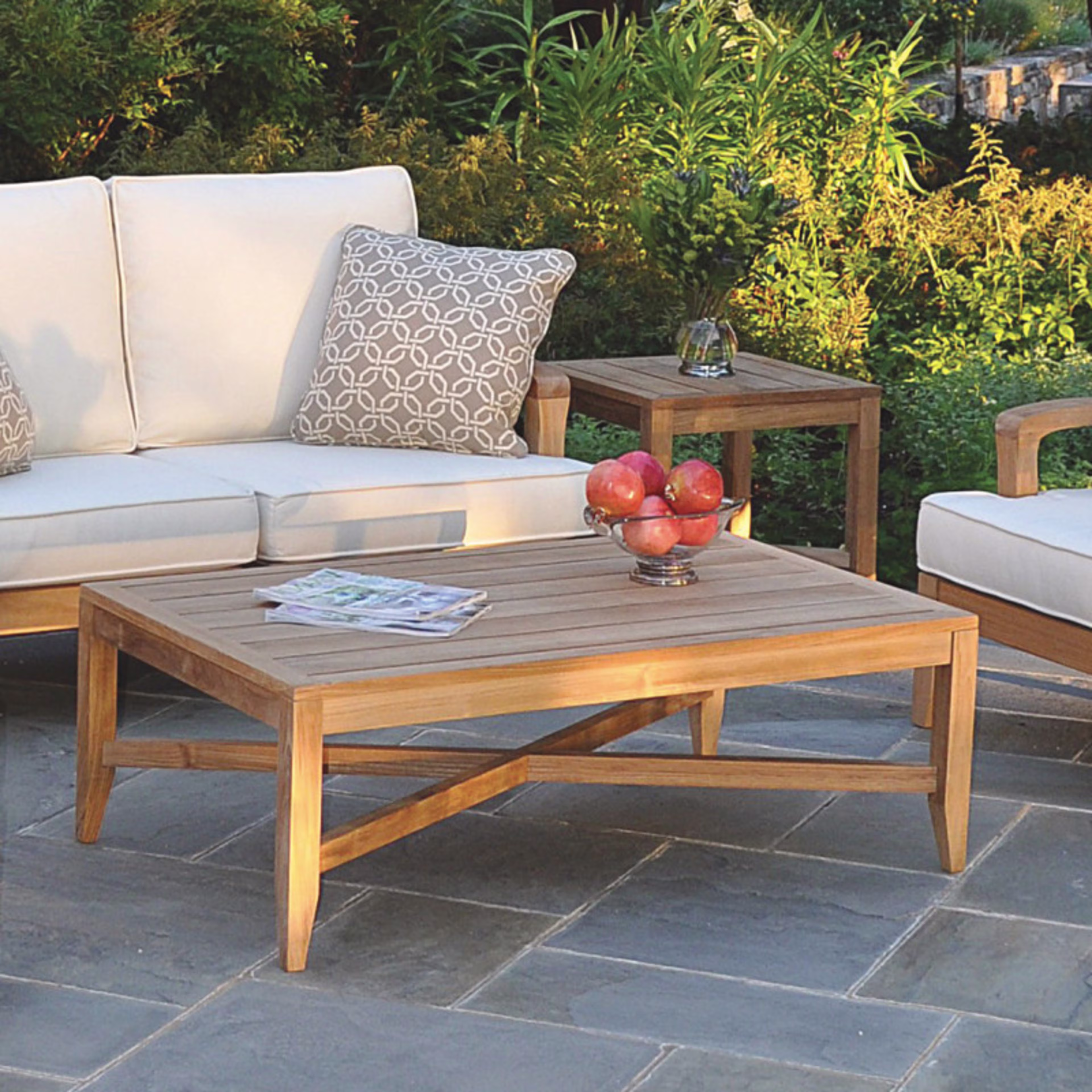 Kingsley Bate Somerset 45" Teak Rectangular Coffee Table