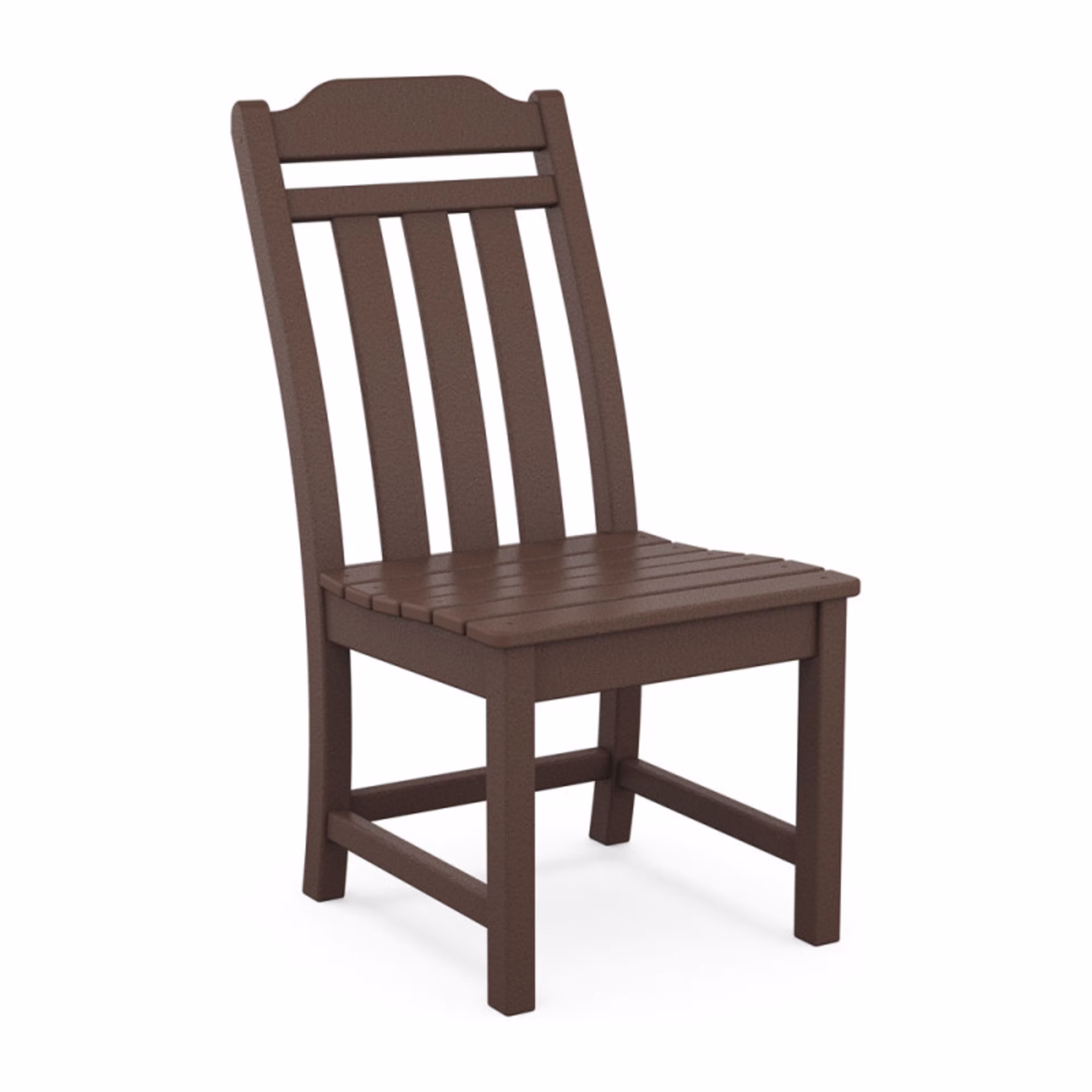 Polywood Cottage 9-Piece Square Farmhouse Side Chair Dining Set with Trestle Legs