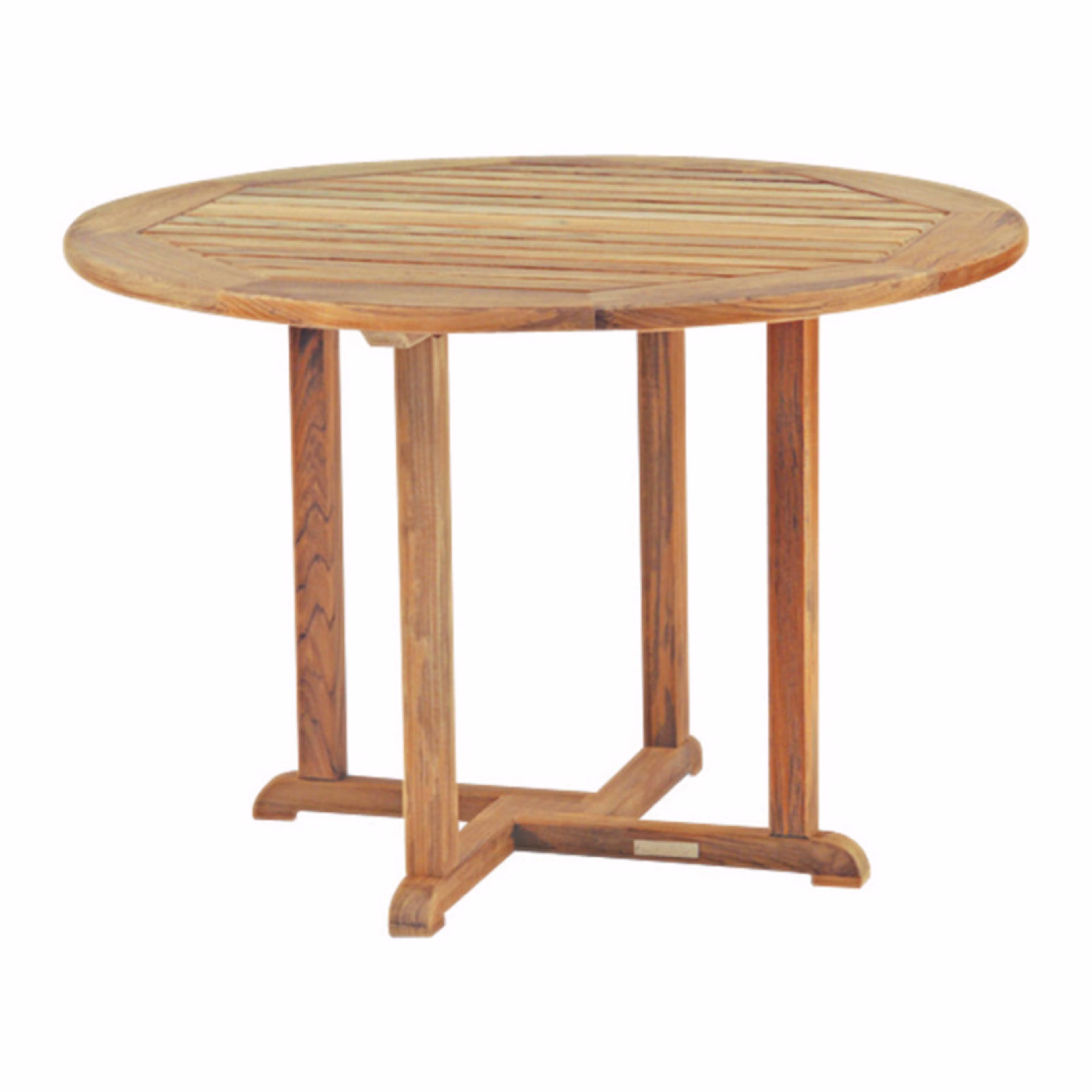 Kingsley Bate Essex/St. Tropez 5-Piece Round Patio Dining Set with Adjustable Chairs