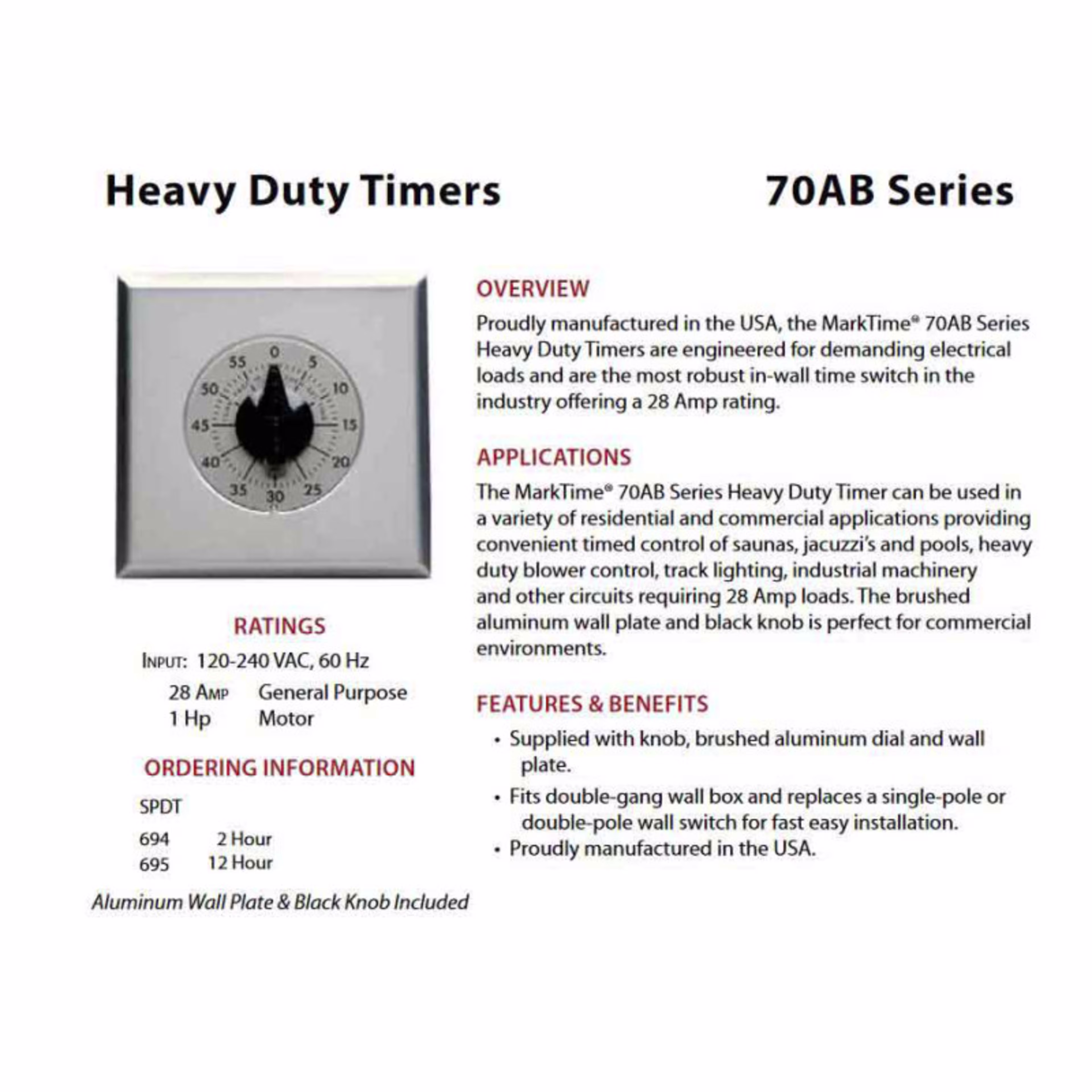 Hearth Product Controls Outdoor Rated 2-Hour Timer for Tempest Torch