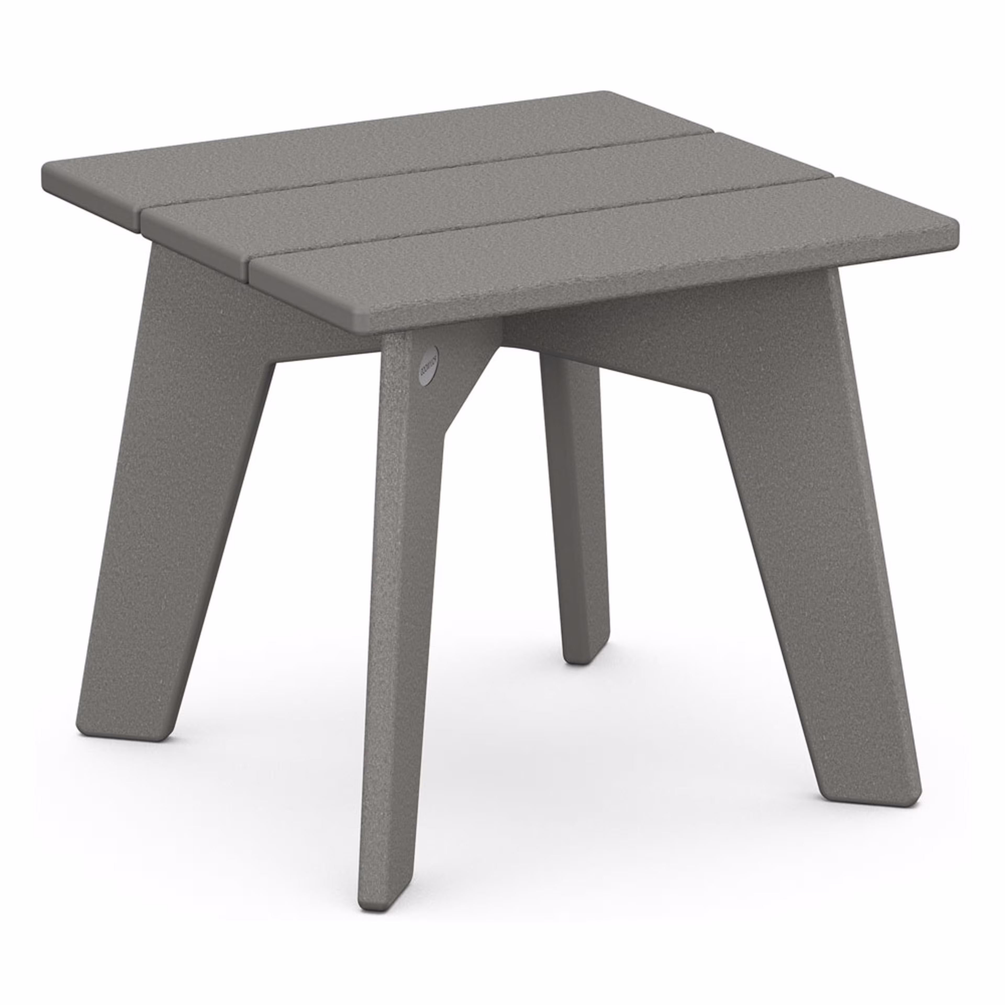 Polywood Riviera Modern 17" Square Side Table