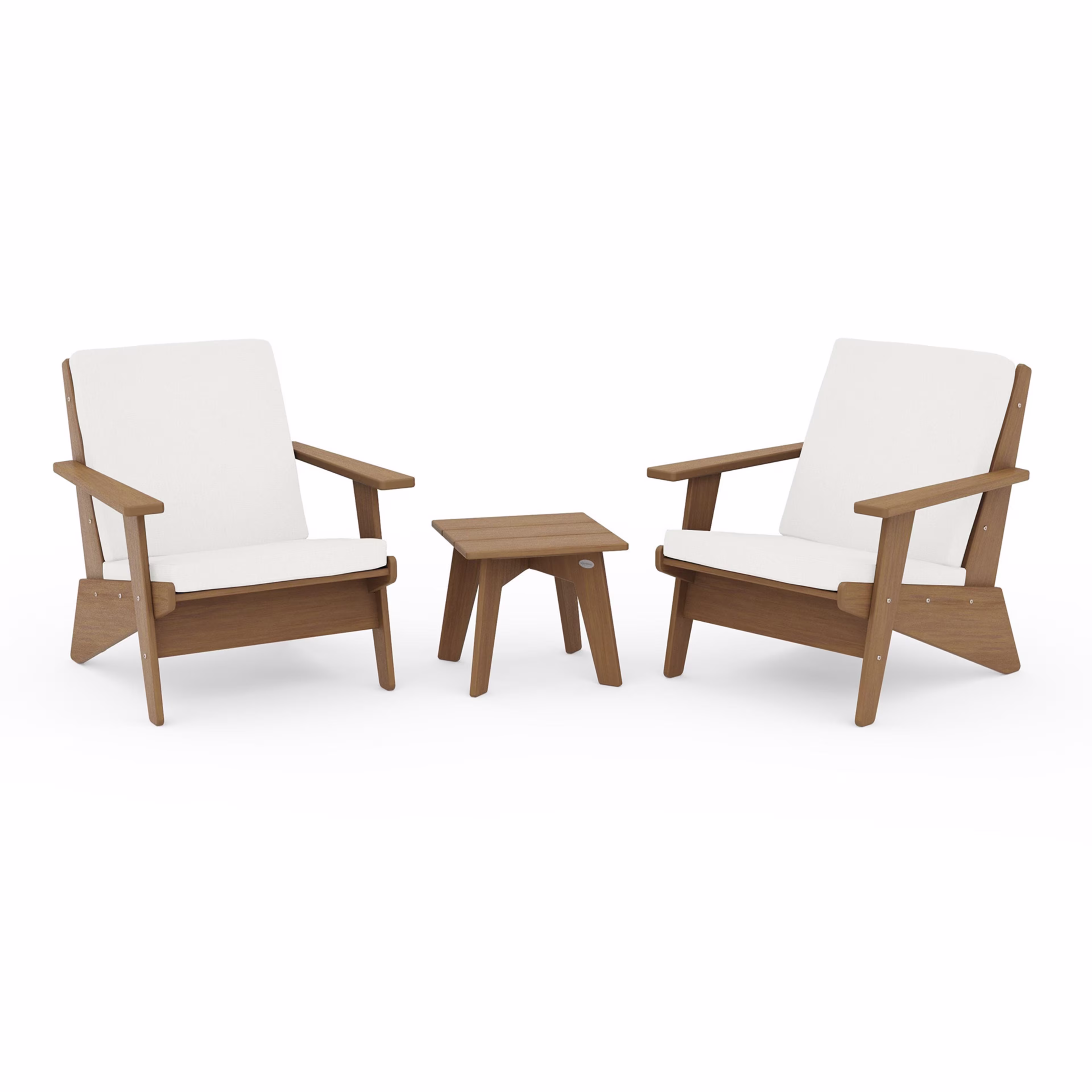 Polywood Riviera Modern Lounge 3-Piece Set