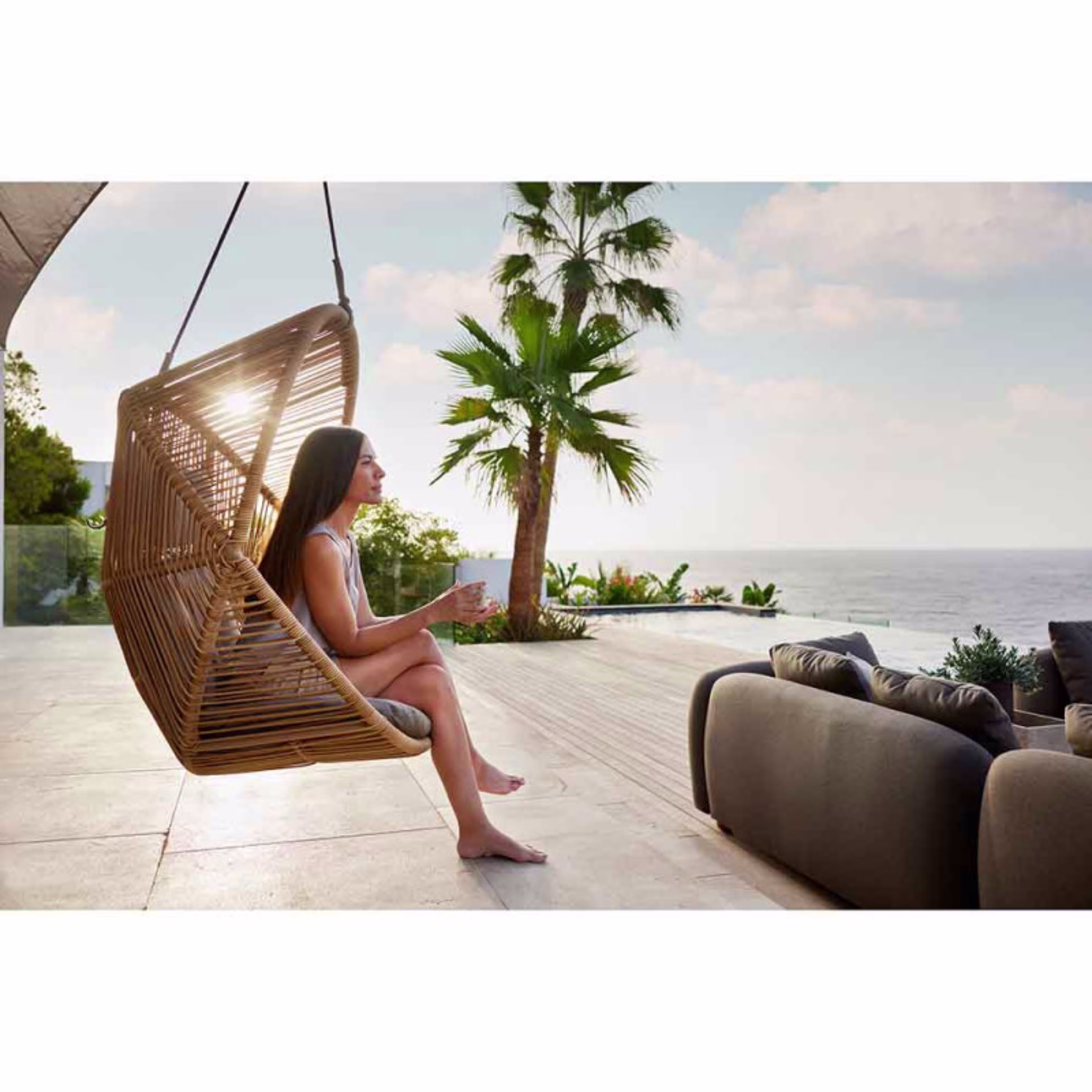 Cane-line Hive Woven Hanging Chair