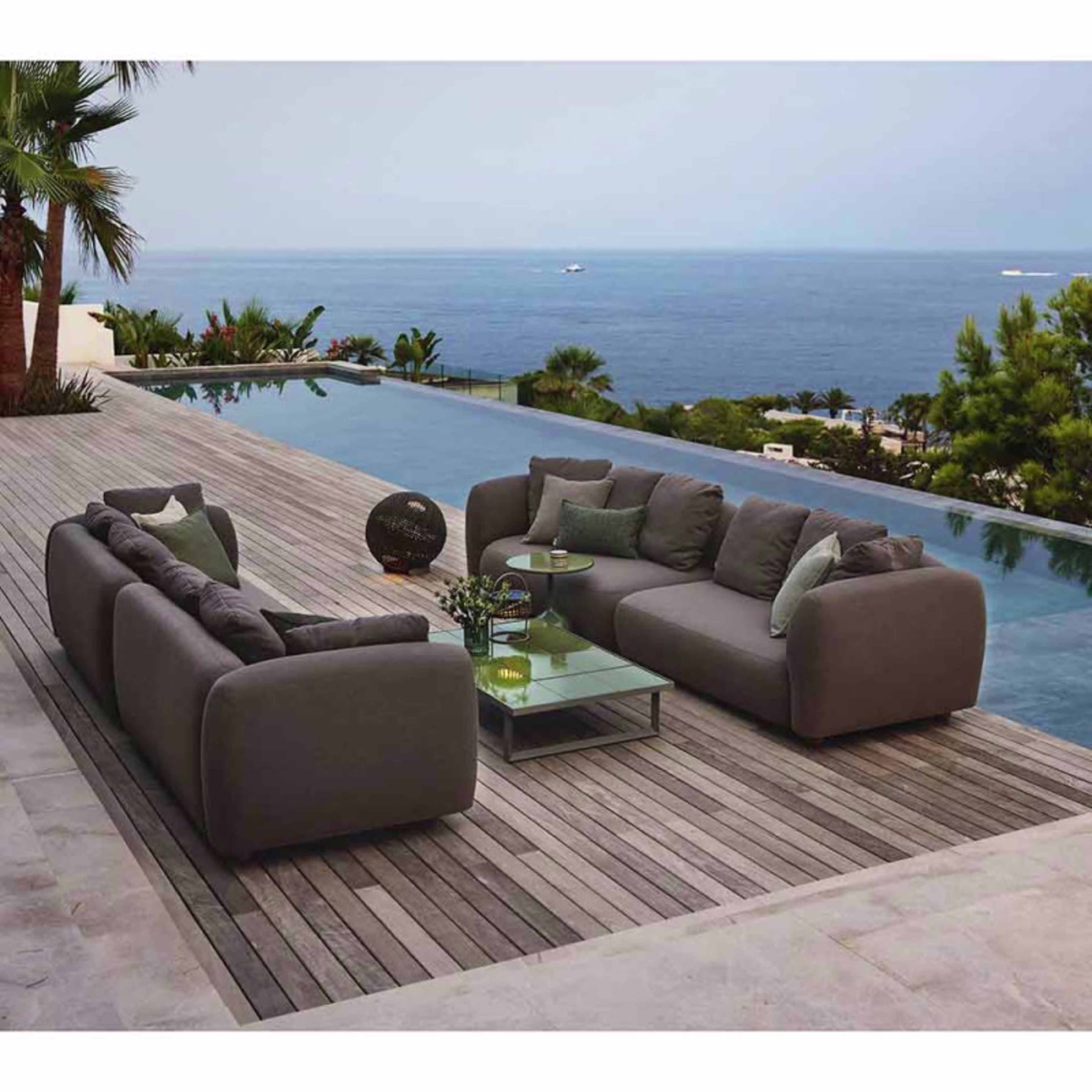 Cane-line Capture 2-Piece Upholstered Sofa Set