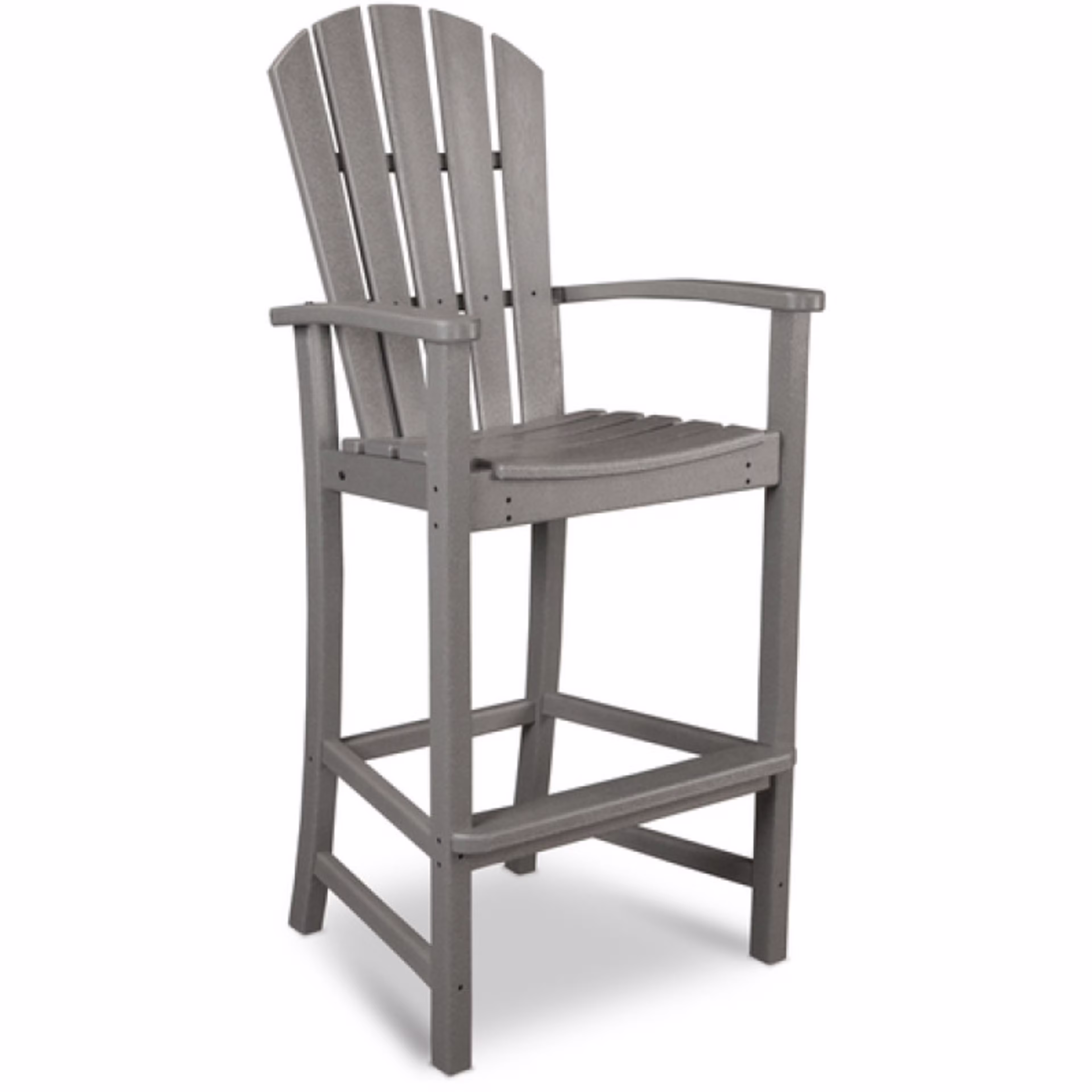 Polywood Palm Coast 5-Piece Round Farmhouse Bar Set