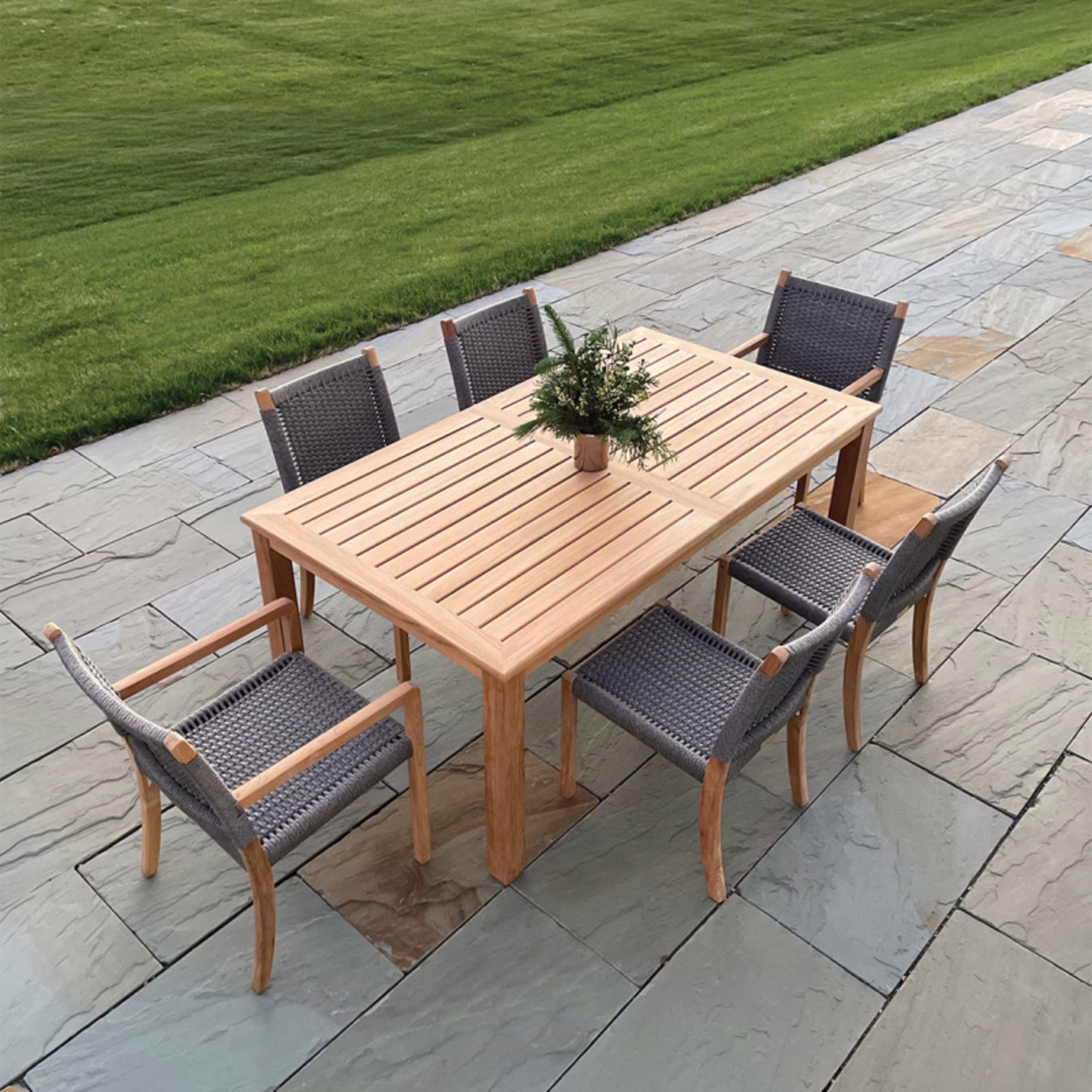 Kingsley Bate Bainbridge 85" Teak Rectangular Dining Table