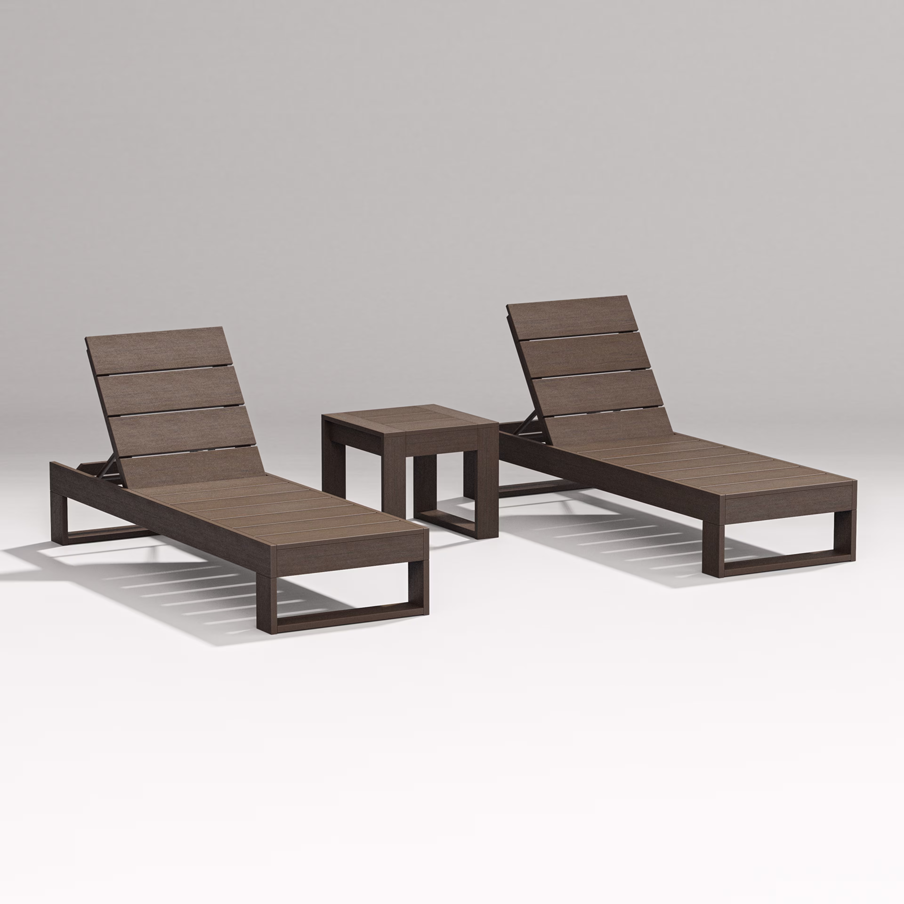 Polywood Latitude 3-Piece Lounge Chaise Set