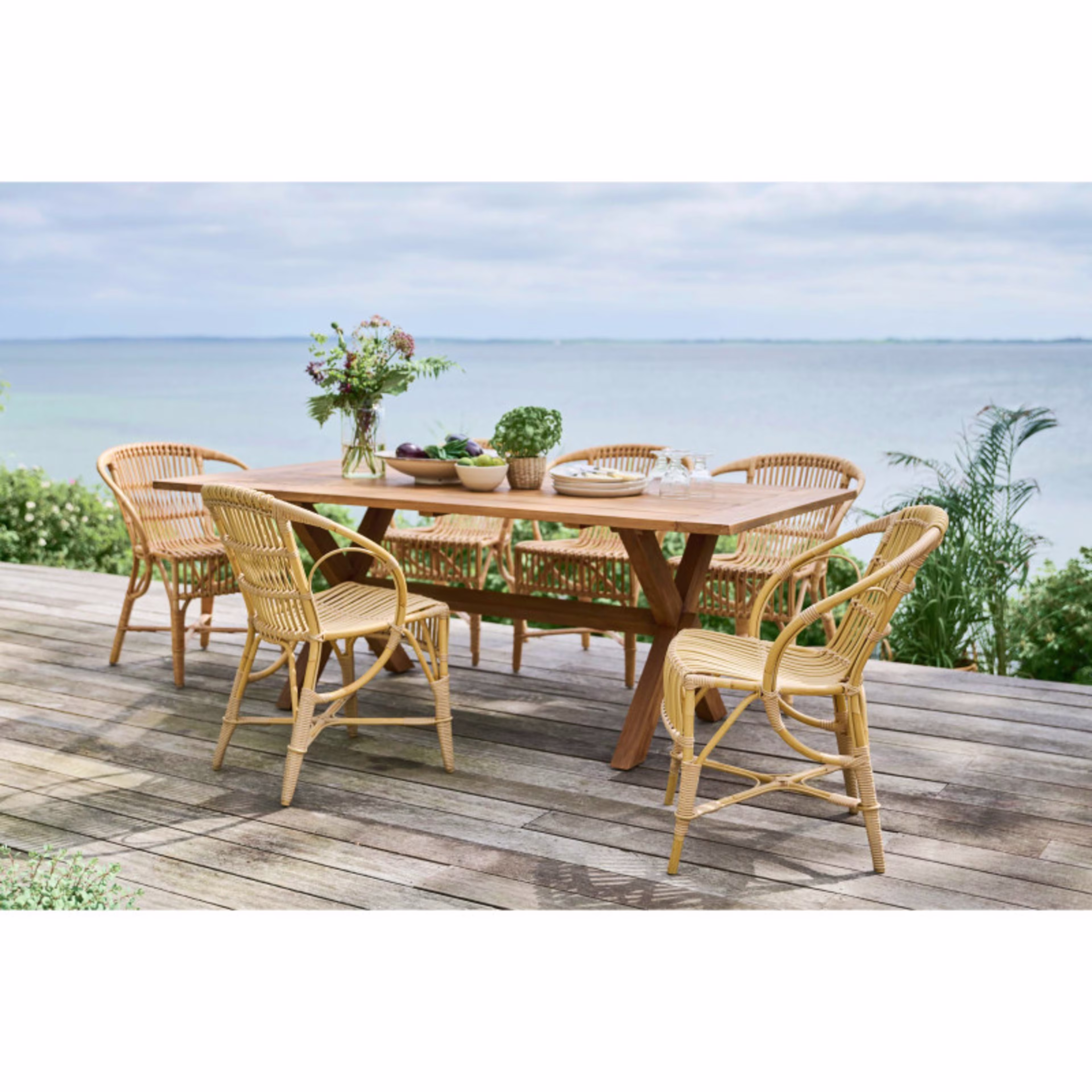 Sika Design Icons Robert AluRattan Dining Side Chair