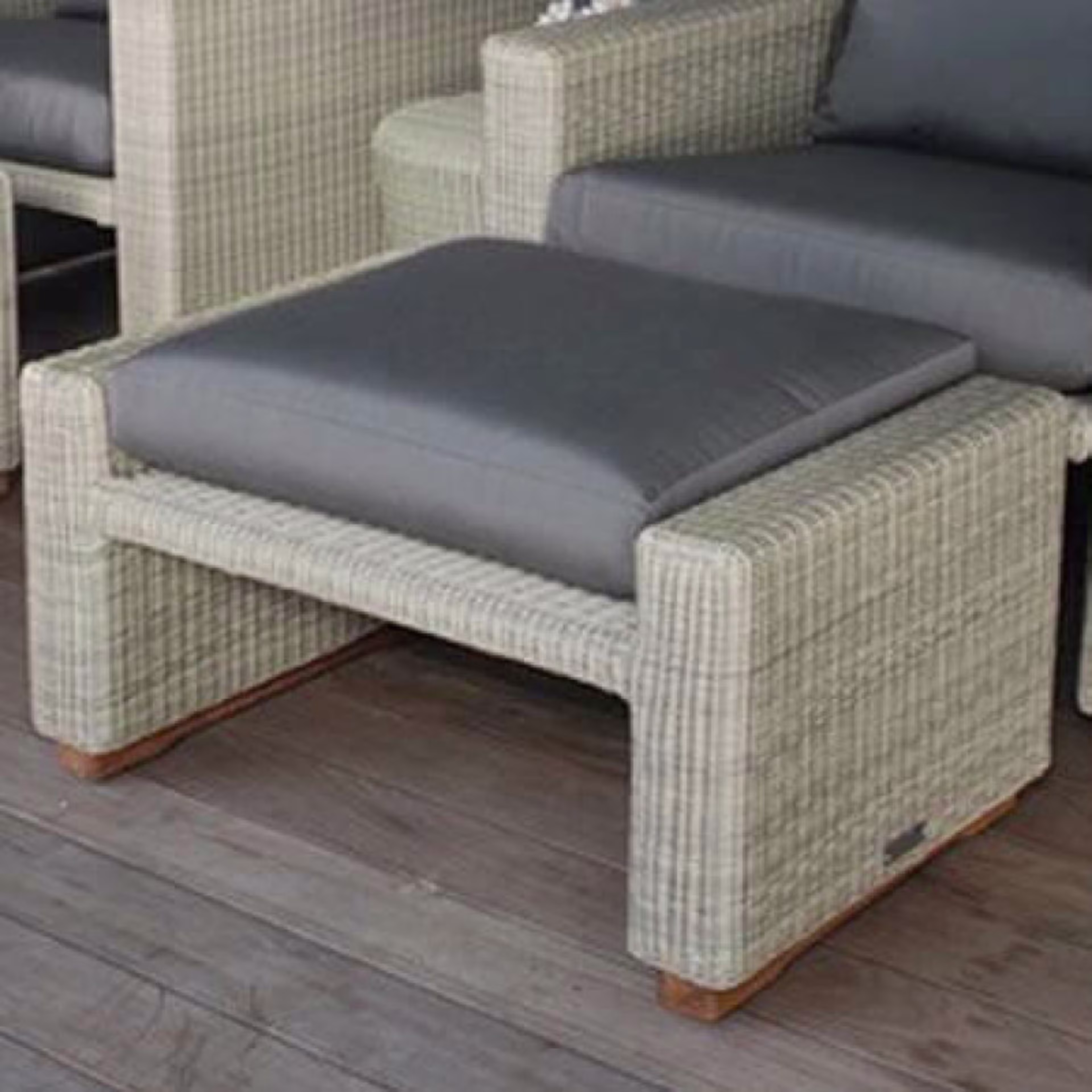 Kingsley Bate Westport Woven Ottoman