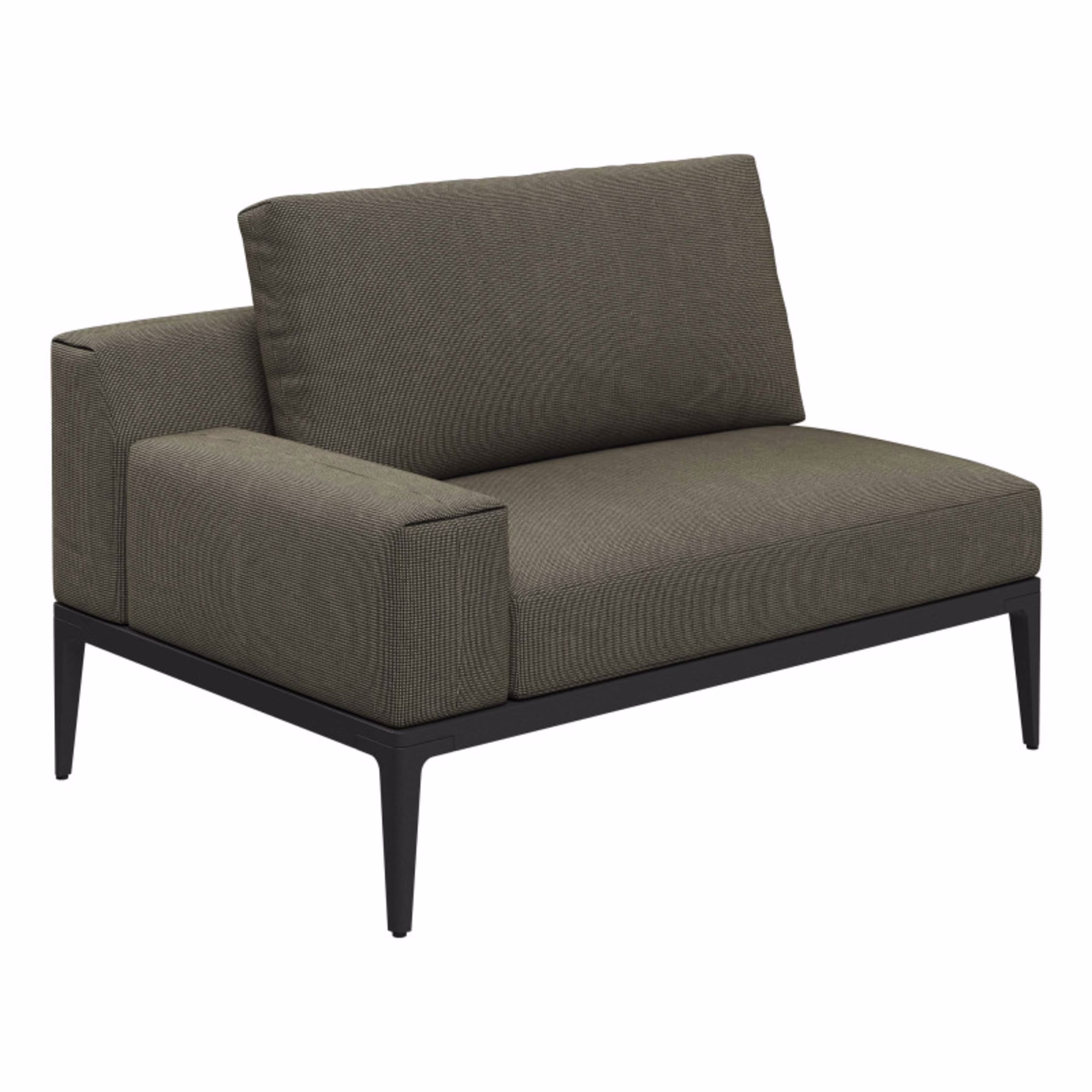 Gloster Grid Dining Sofa with Arms Protective Cover