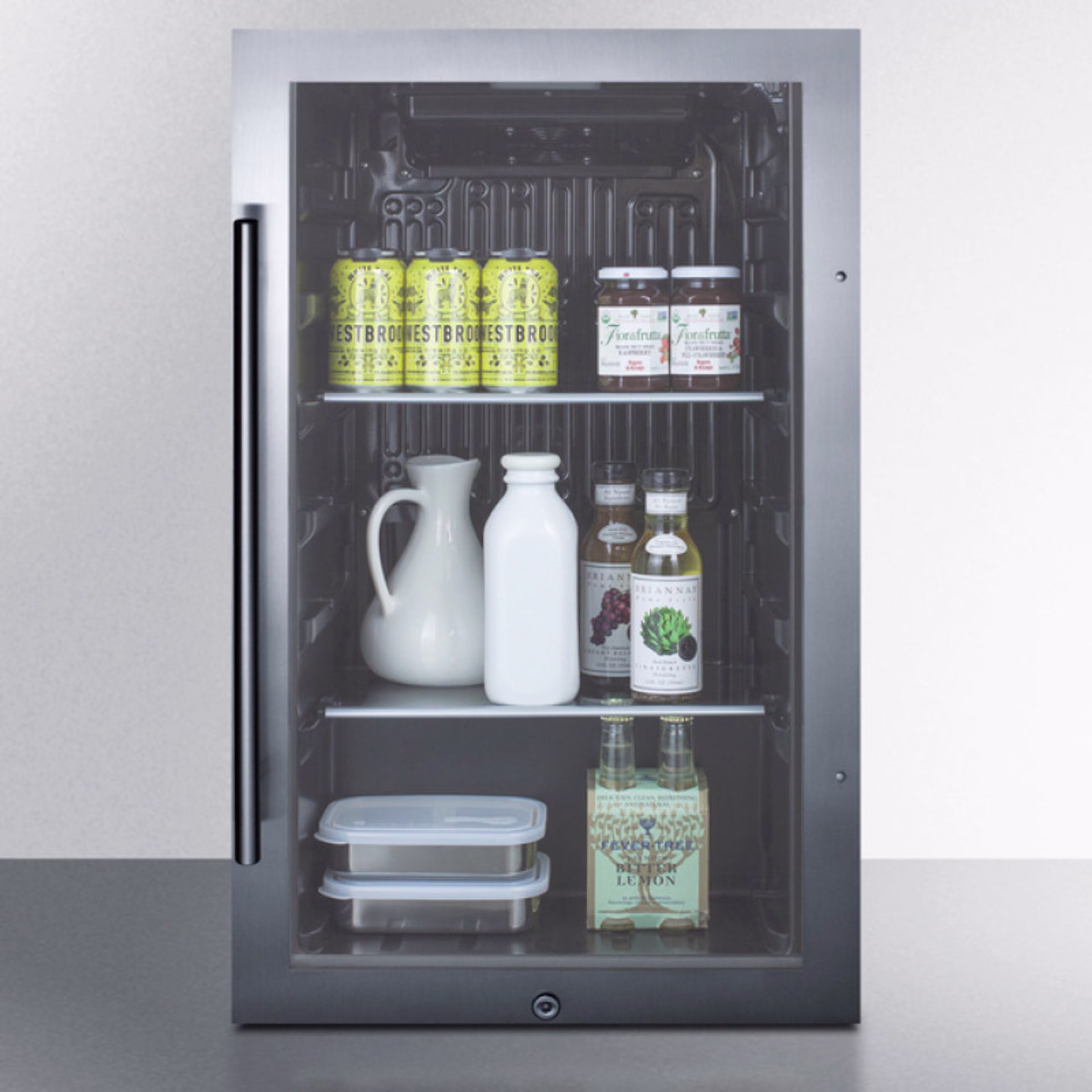 Summit Appliance 19" Glass Door Outdoor Beverage Cooler